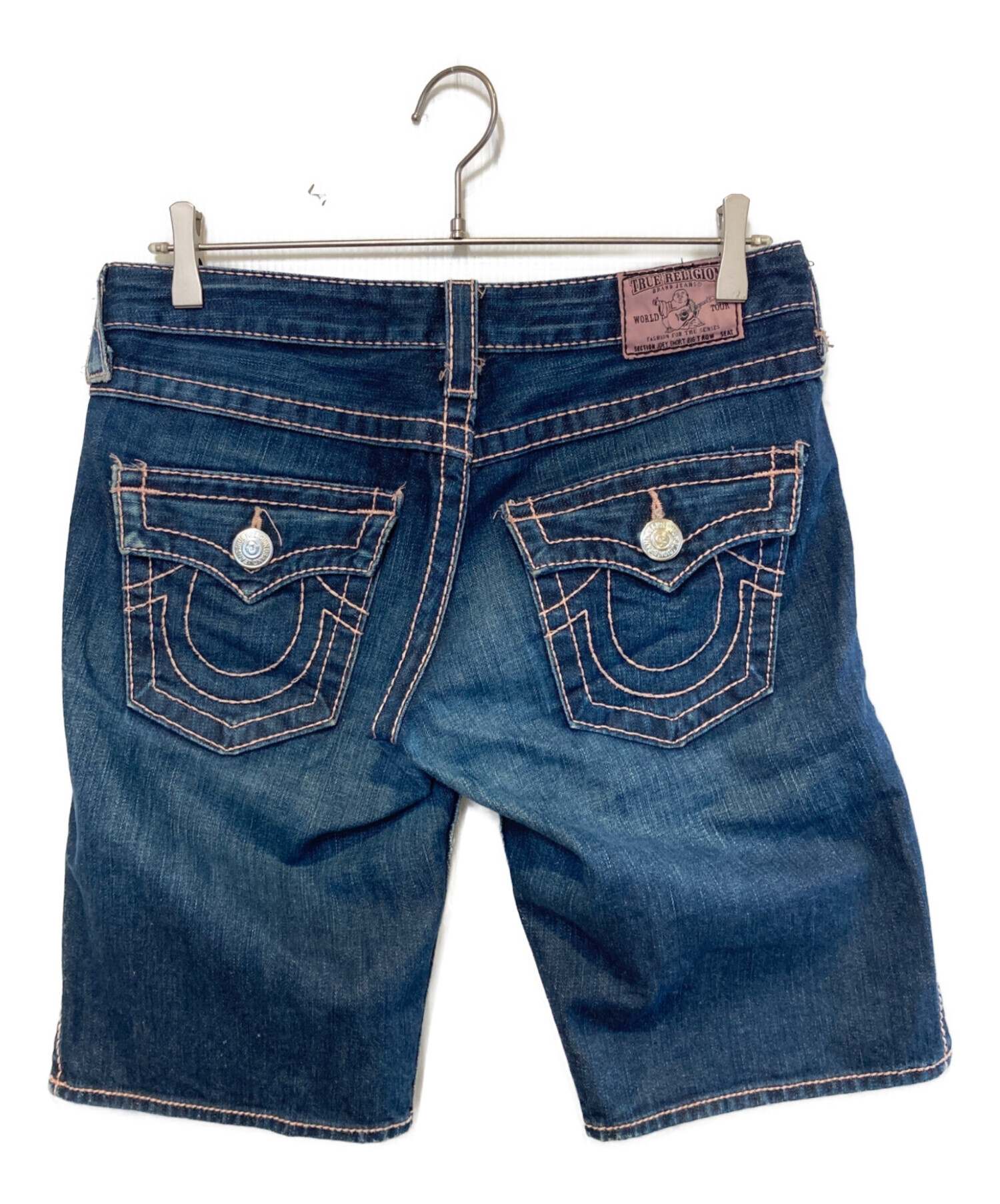 TRUE RELIGION ハーフパンツ 中古・古着通販】TRUE RELIGION (トゥルー レリジョン) ハーフデニム