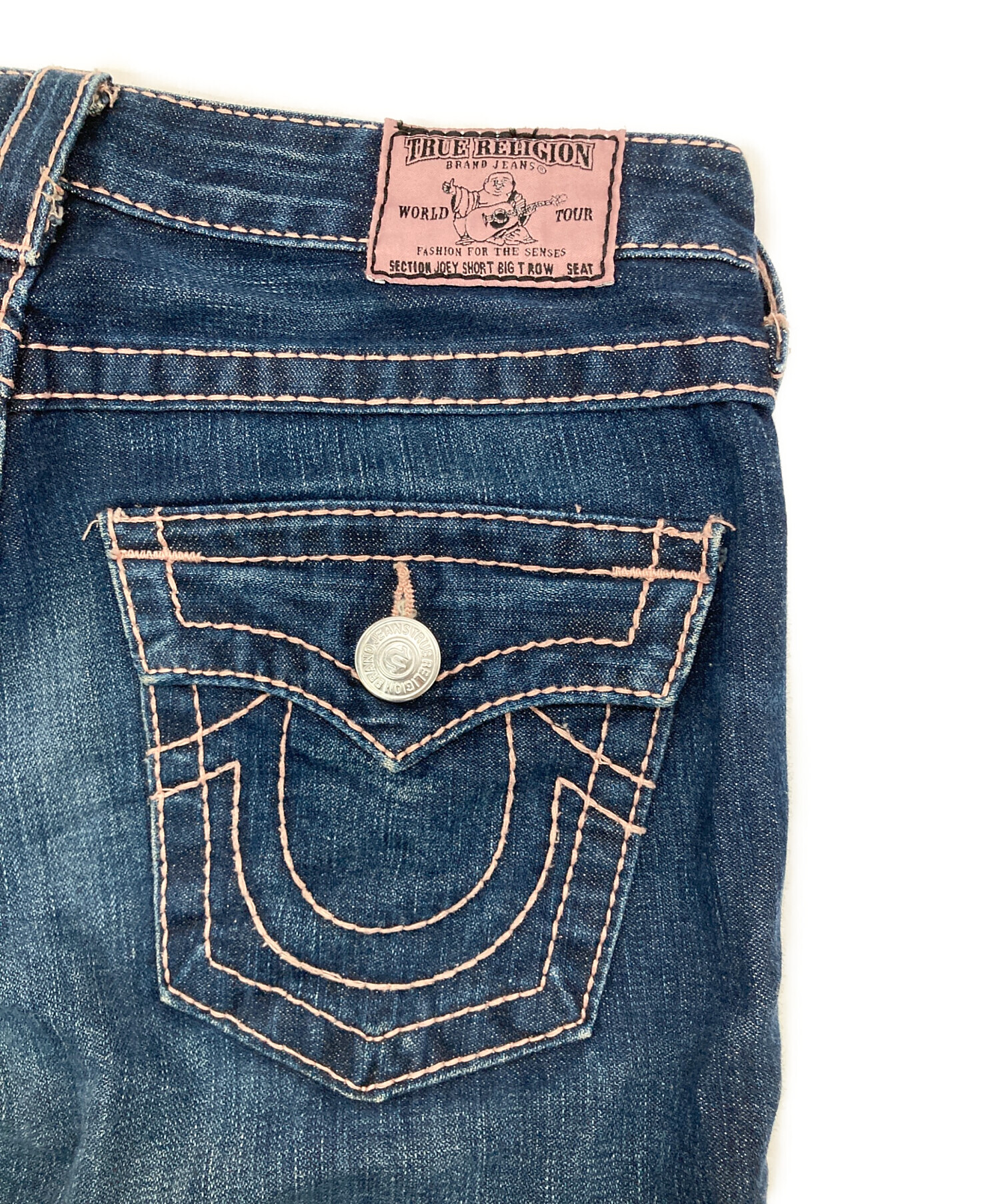 中古・古着通販】TRUE RELIGION (トゥルー レリジョン) ハーフデニム