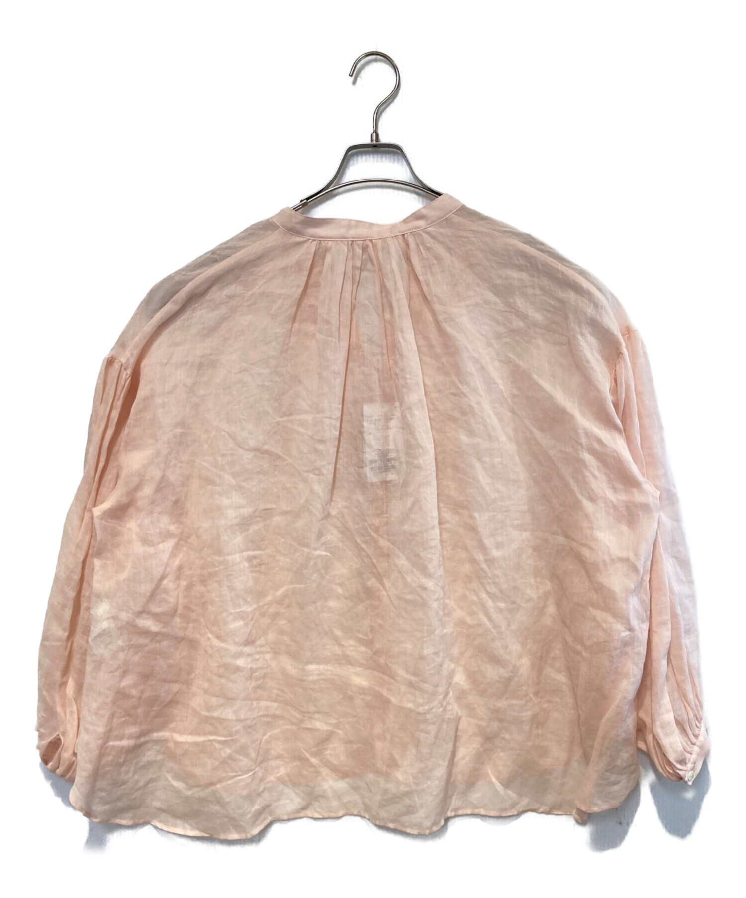 SLOBE IENA 長袖ブラウス FREE ピンク レディース 中古・古着通販 SLOBE IENA スローブ イエナ ラミースキッパーシャツ ピンク サイズ Free 未使用品 ブランド・古着通販 トレファク公式 TREFAC FASHION スマホサイト