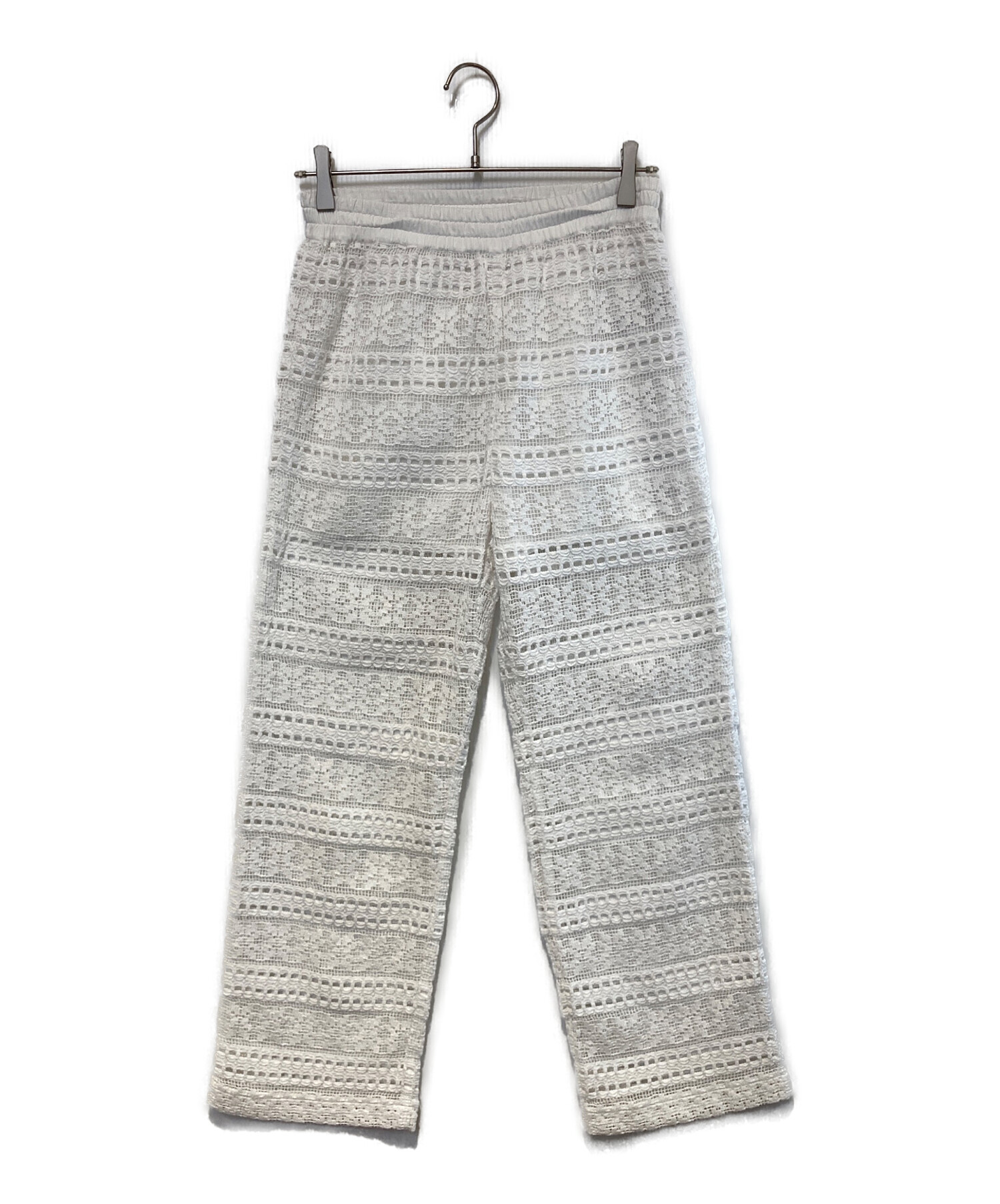 sara mallika(サラマリカ) COTTON BORDER LACE 中古・古着通販】sara mallika (サラマリカ) Cotton Border Lace Pants