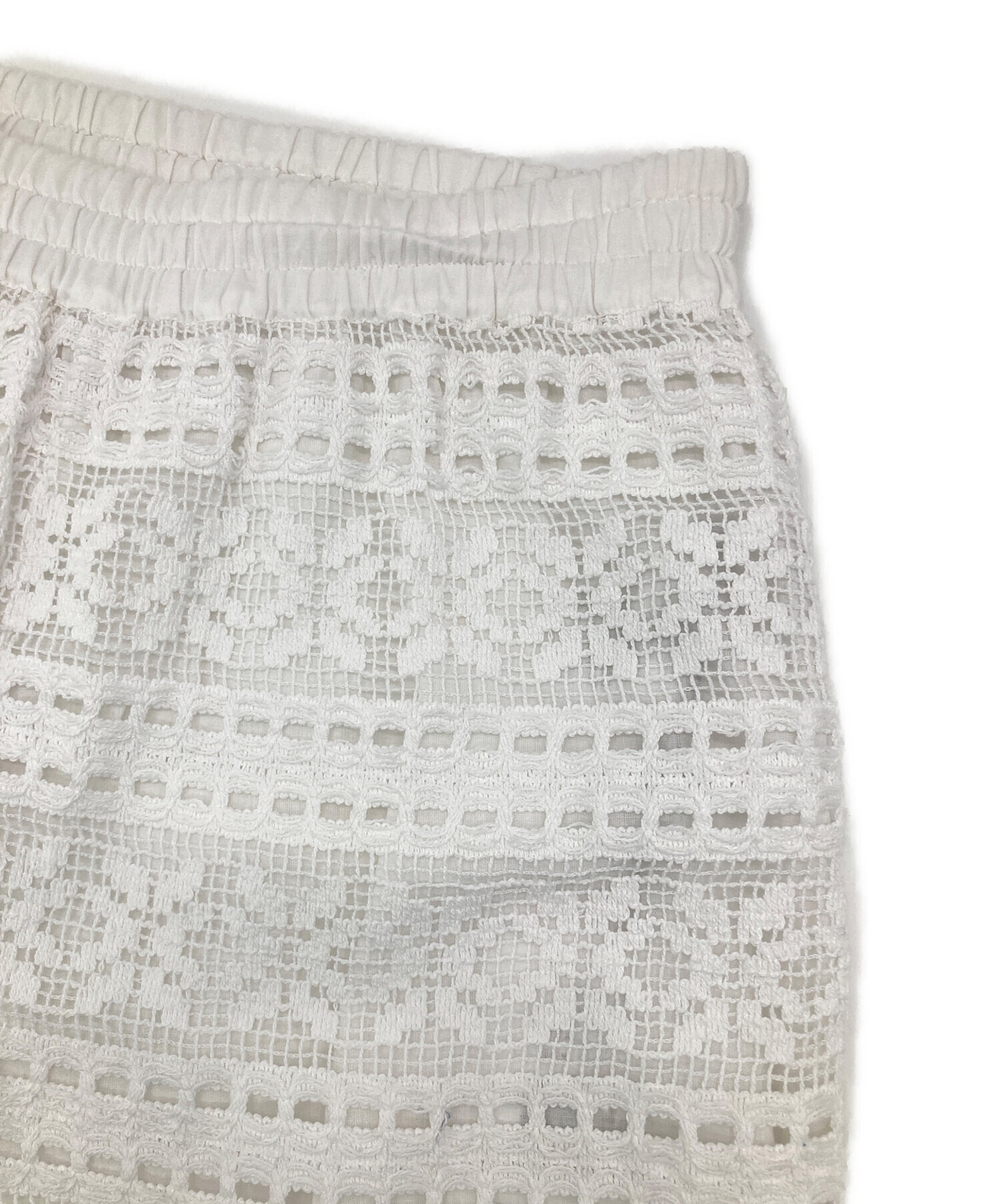 中古・古着通販】sara mallika (サラマリカ) Cotton Border Lace Pants