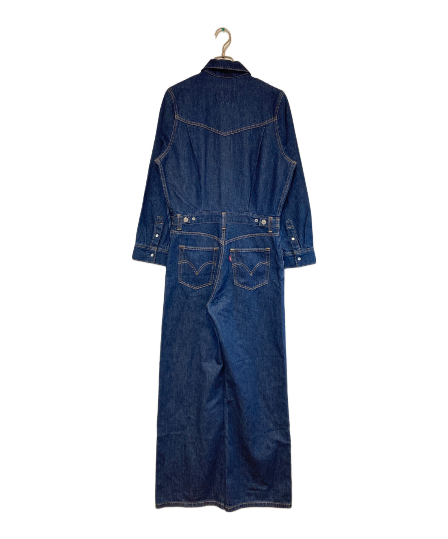 美品 Levi's プレミアム デニム オーバーオール ジャンプスーツ S 中古・古着通販】LEVI'S (リーバイス) リノアワイドレッグジャンプ
