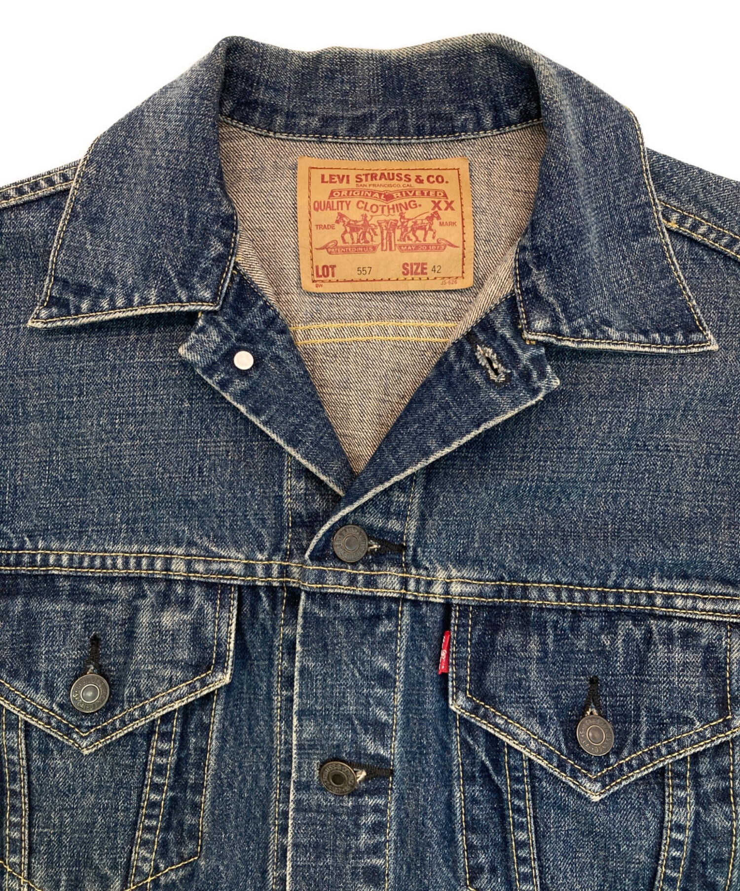 中古・古着通販】LEVI'S (リーバイス) [古着]557XX復刻3rdトラッカー