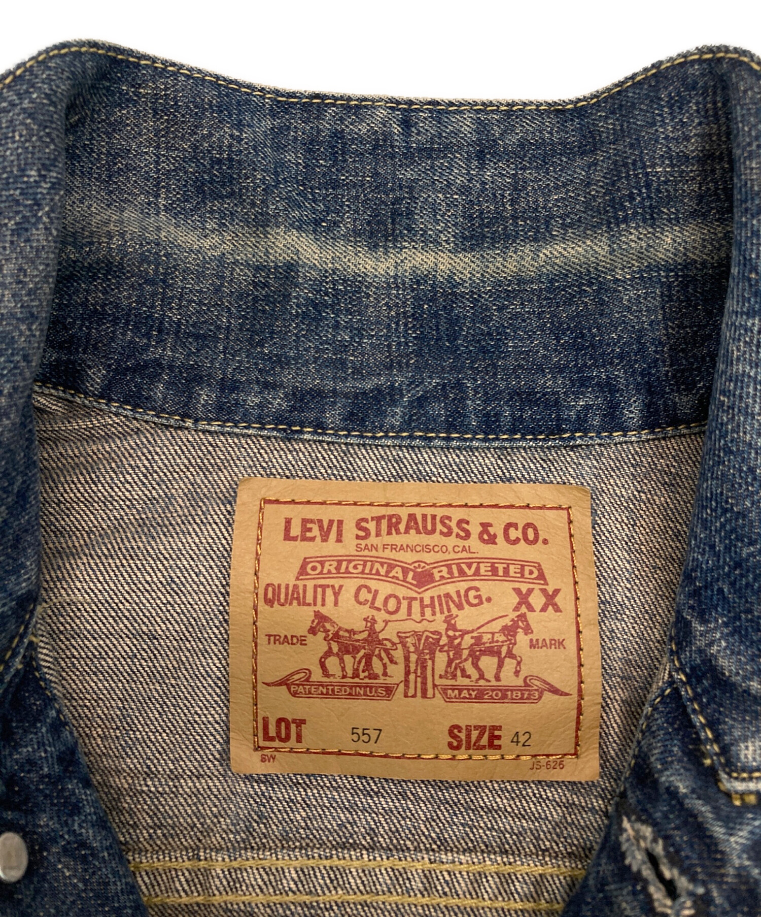 中古・古着通販】LEVI'S (リーバイス) [古着]557XX復刻3rdトラッカー