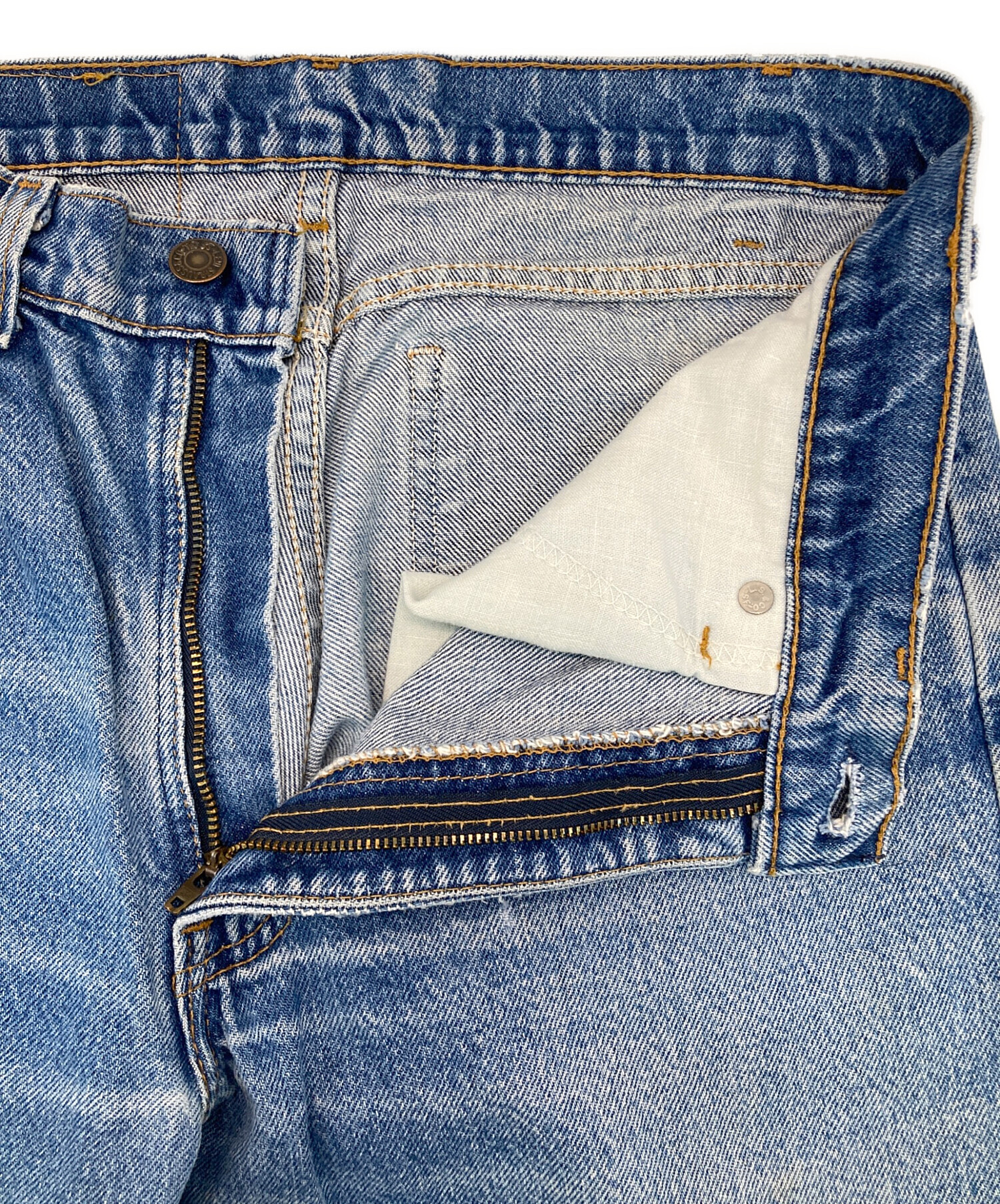 中古・古着通販】LEVI'S (リーバイス) デニムパンツ/USA製/オレンジ