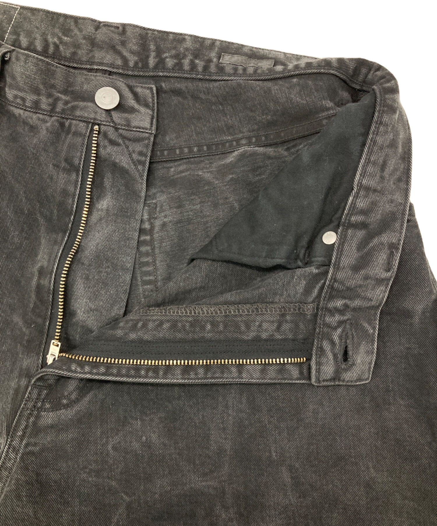 中古・古着通販】LIDnM (リドム) CRACK WASHED BAGGY DENIM PANTS