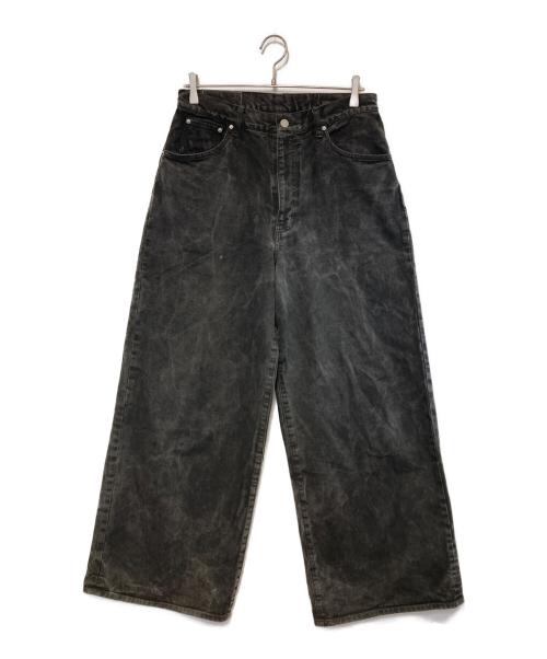 【新品タグ付き】CRACK WASHED BAGGY DENIM PANTS S 中古・古着通販】LIDnM (リドム) CRACK WASHED BAGGY DENIM PANTS