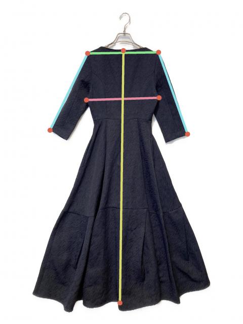 中古・古着通販】L'AUBE BLANC (ローブ ブラン) KeyneckJacquardDress