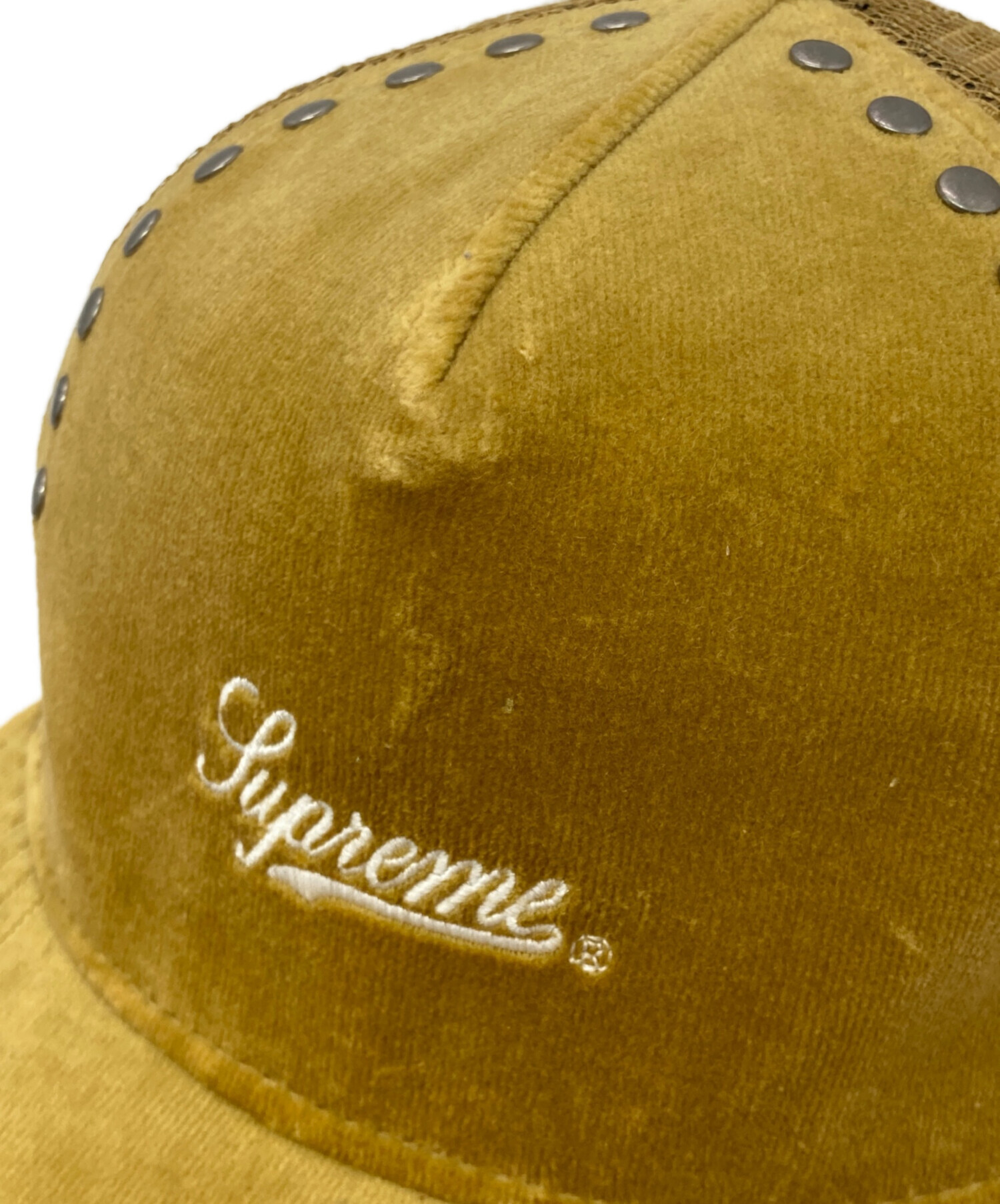 中古・古着通販】SUPREME (シュプリーム) Studded Velvet Mesh Back 5