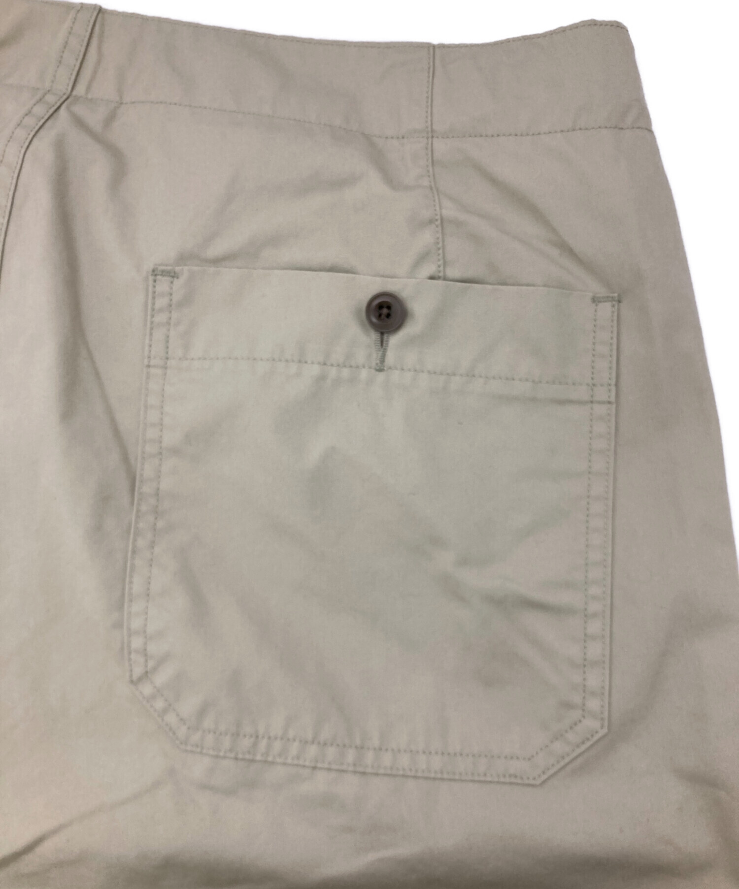中古・古着通販】nanamica (ナナミカ) Side Belt Wide Pants ベージュ