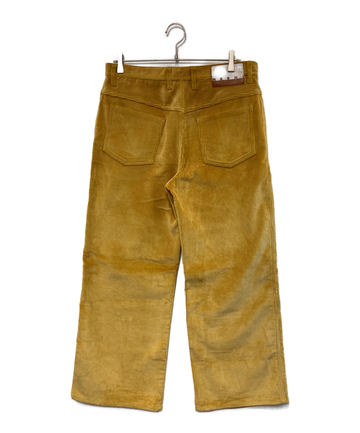 中古・古着通販】MARNI (マルニ) コーデュロイフレアパンツ マスタード 