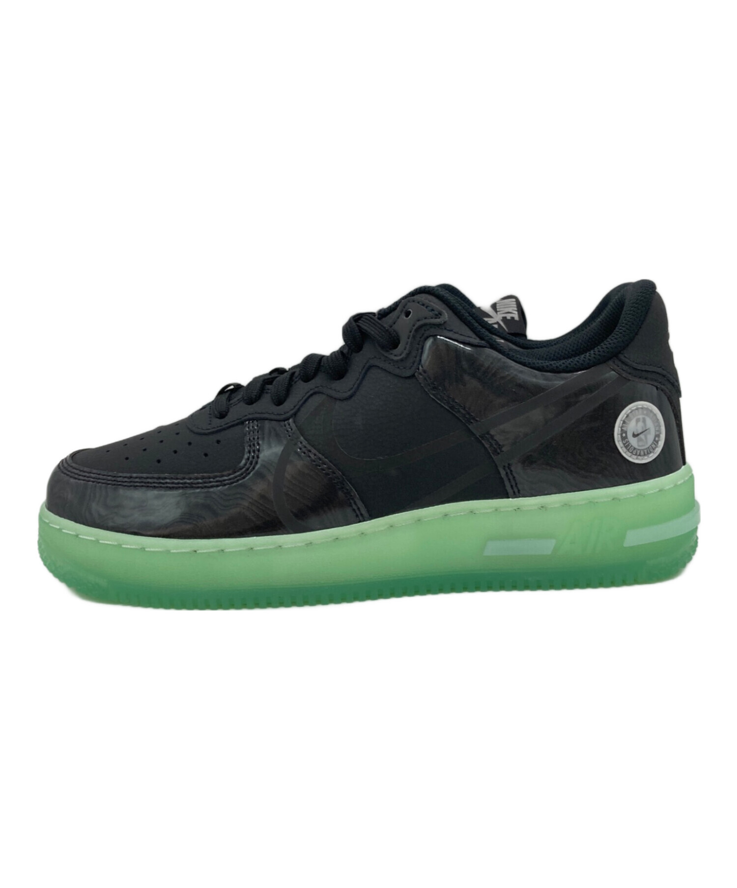中古・古着通販】NIKE (ナイキ) AIR FORCE 1 REACT LV8 ブラック
