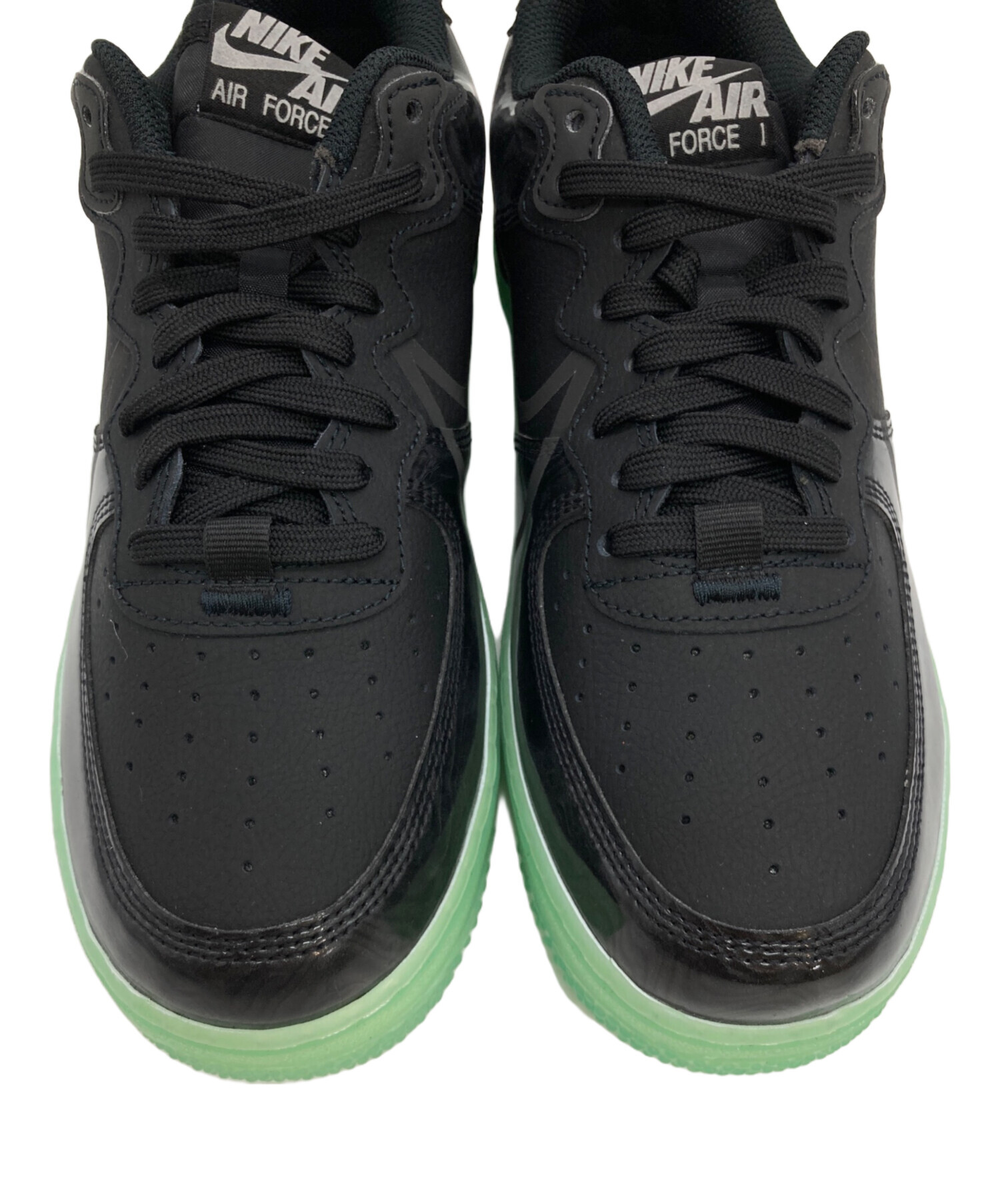 中古・古着通販】NIKE (ナイキ) AIR FORCE 1 REACT LV8 ブラック