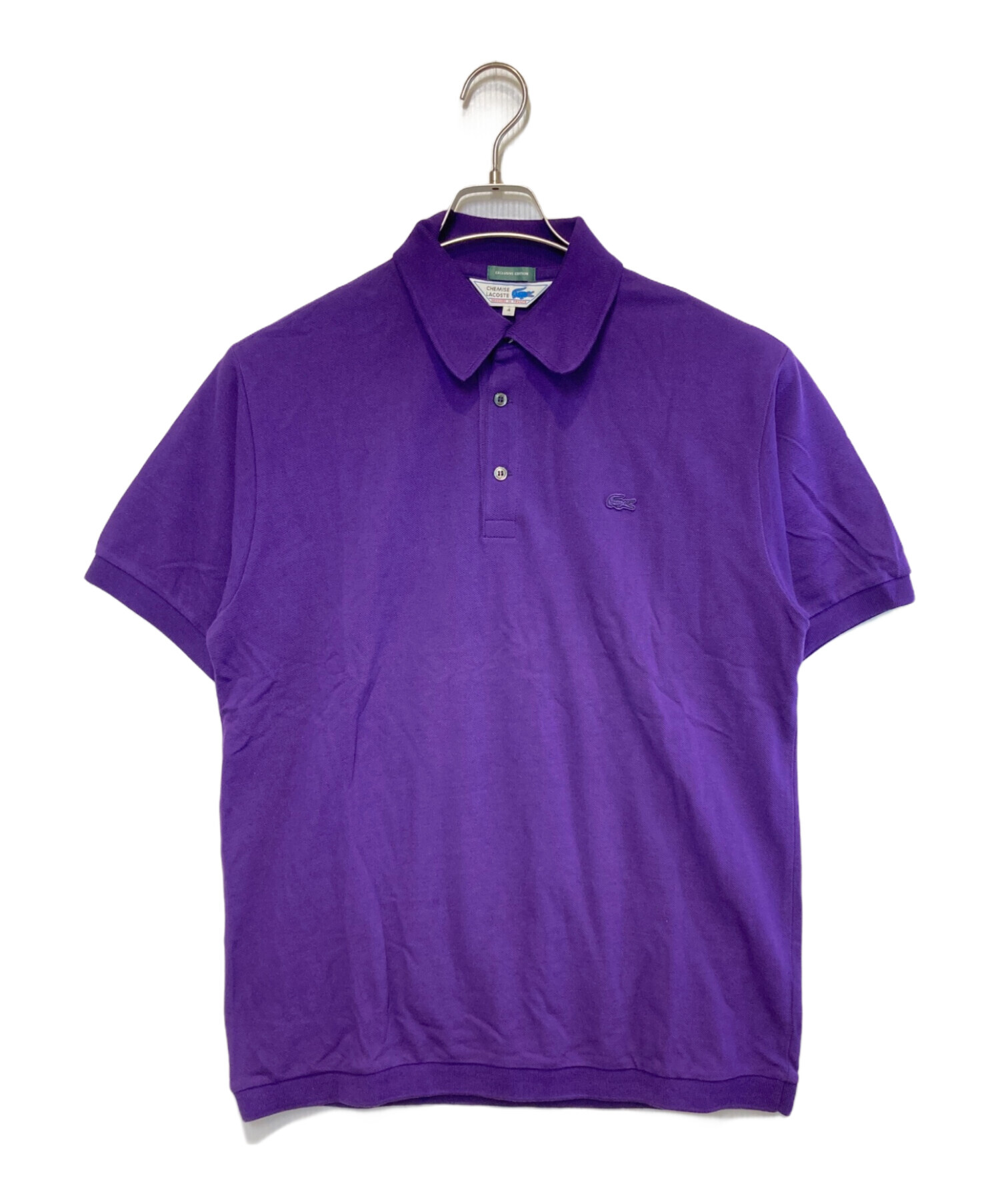 中古・古着通販】LACOSTE (ラコステ) ポロシャツ パープル サイズ:4