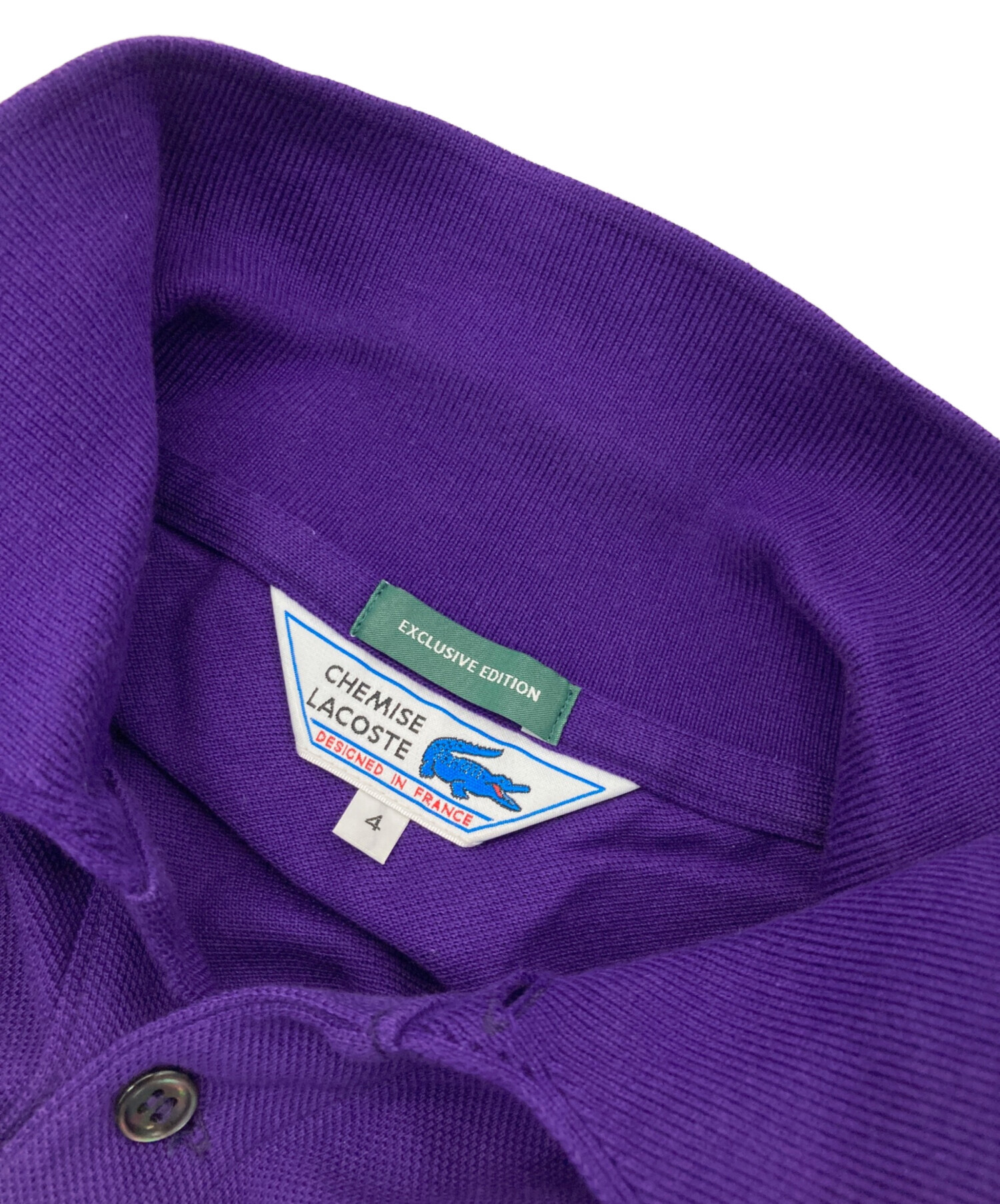 中古・古着通販】LACOSTE (ラコステ) ポロシャツ パープル サイズ:4