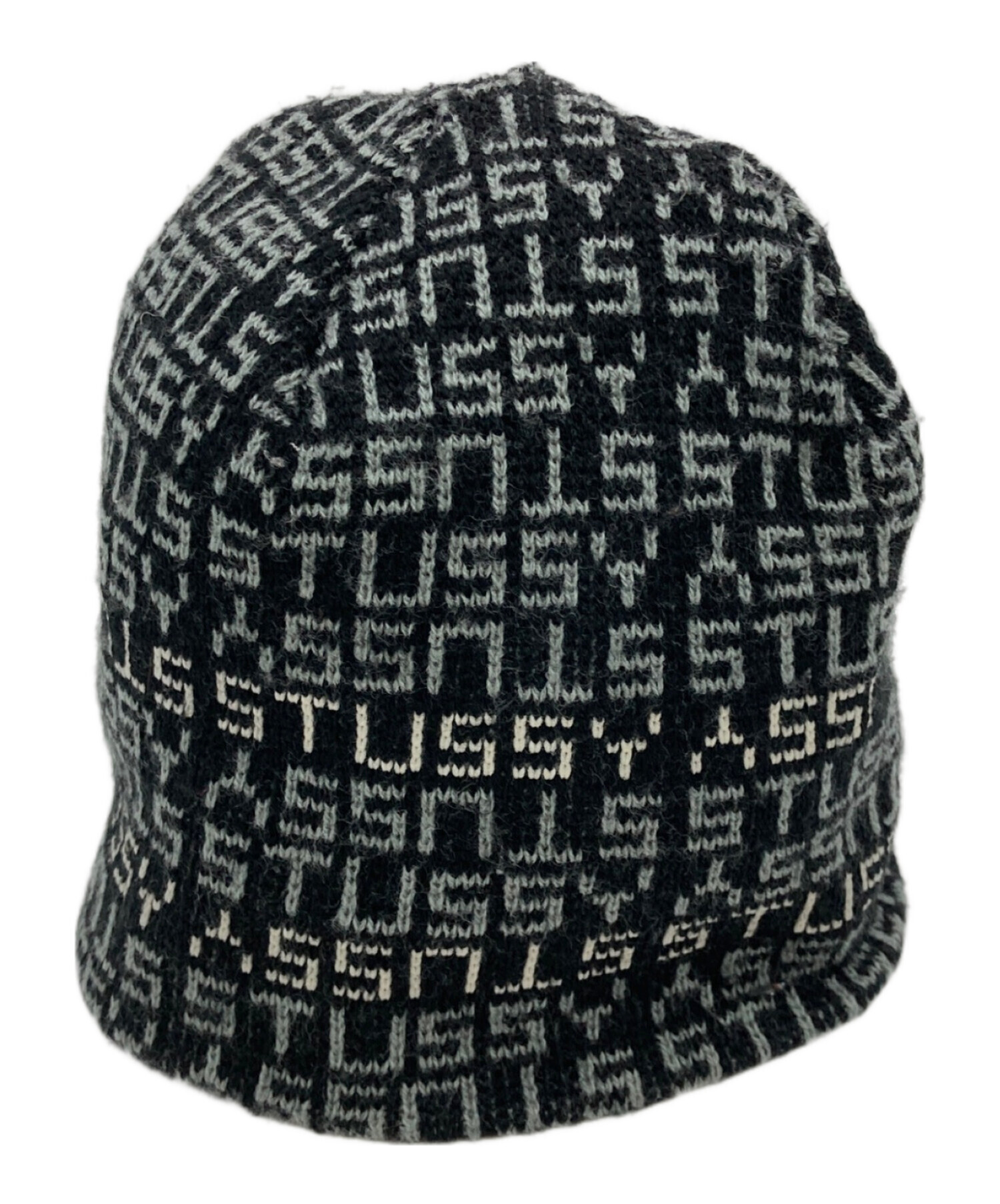 中古・古着通販】stussy (ステューシー) モノグラムジャガードビーニー