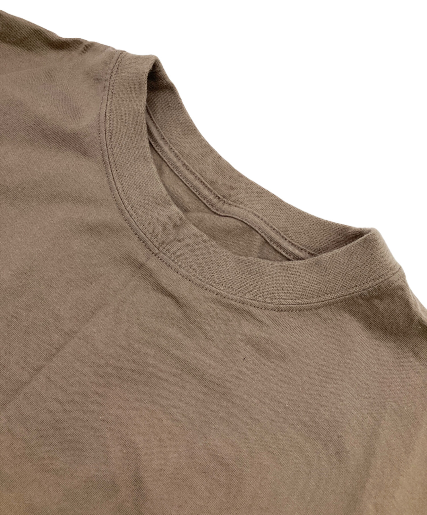 中古・古着通販】HYKE (ハイク) CROPPED SHORT-SLV TEE ブラウン