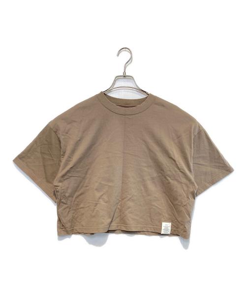 中古・古着通販】HYKE (ハイク) CROPPED SHORT-SLV TEE ブラウン