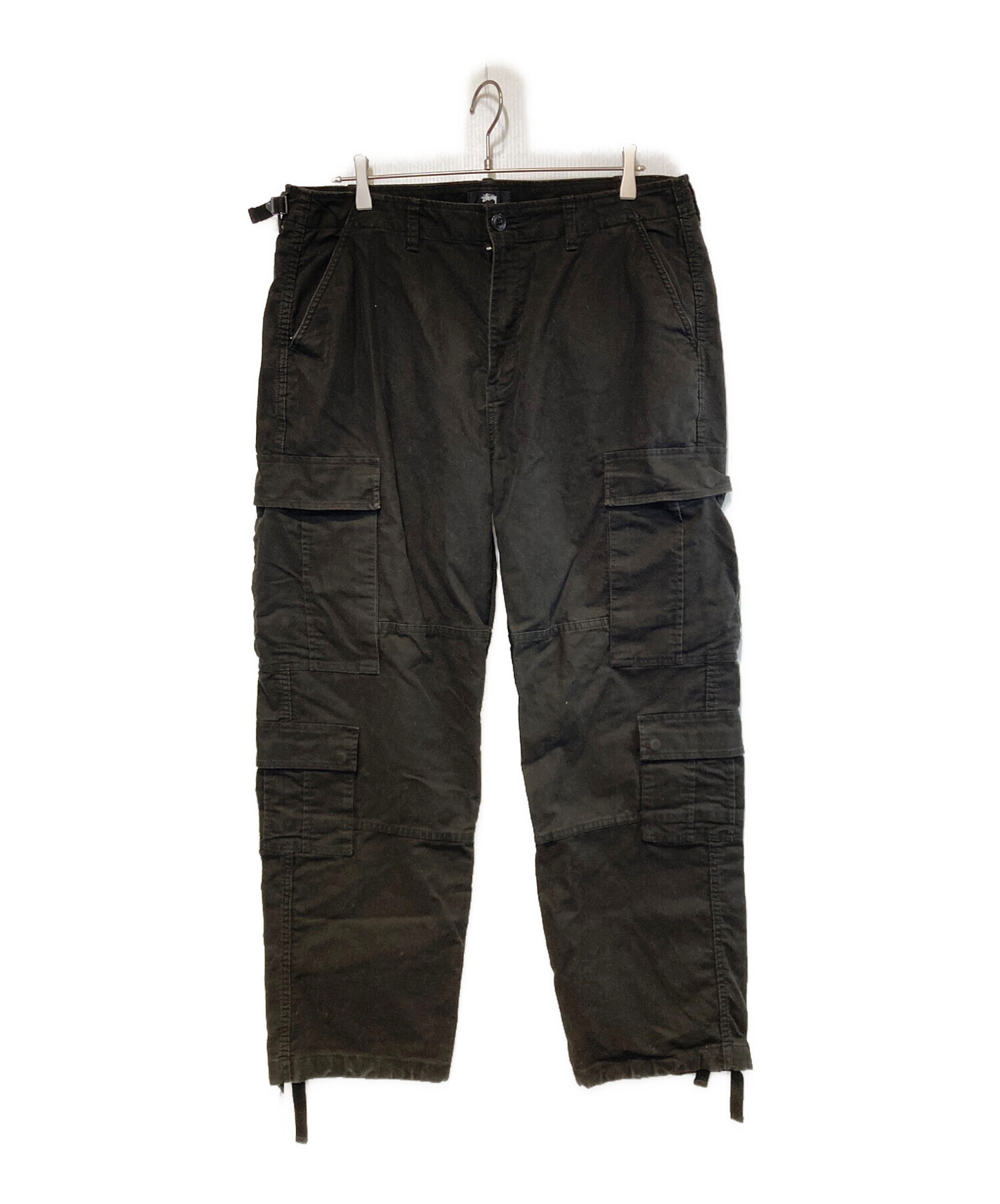 ［古着］Stussy ステューシー ブラック カーゴパンツ 中古・古着通販】stussy (ステューシー) Surplus Cargo Pants ブラック