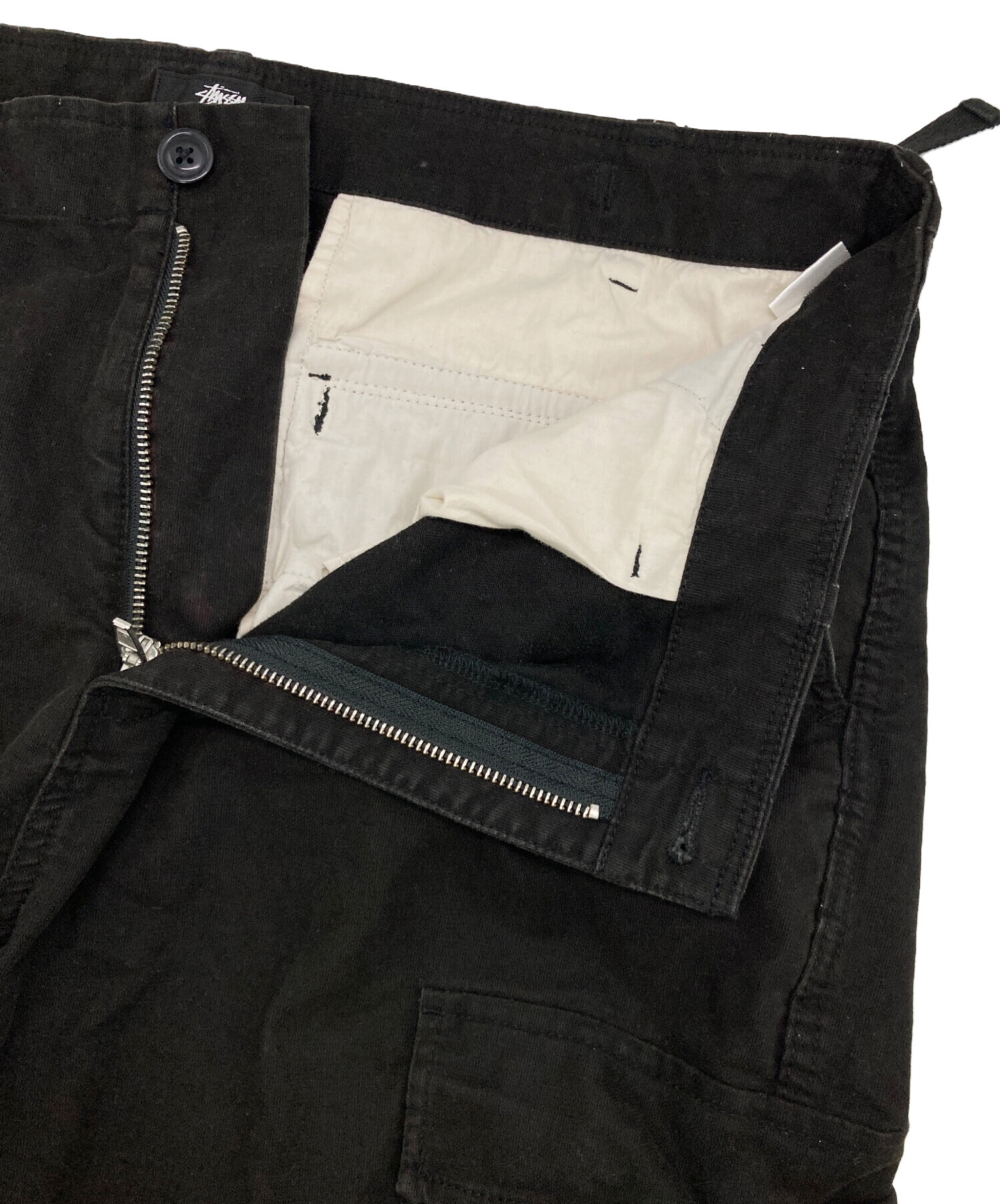 中古・古着通販】stussy (ステューシー) Surplus Cargo Pants ブラック