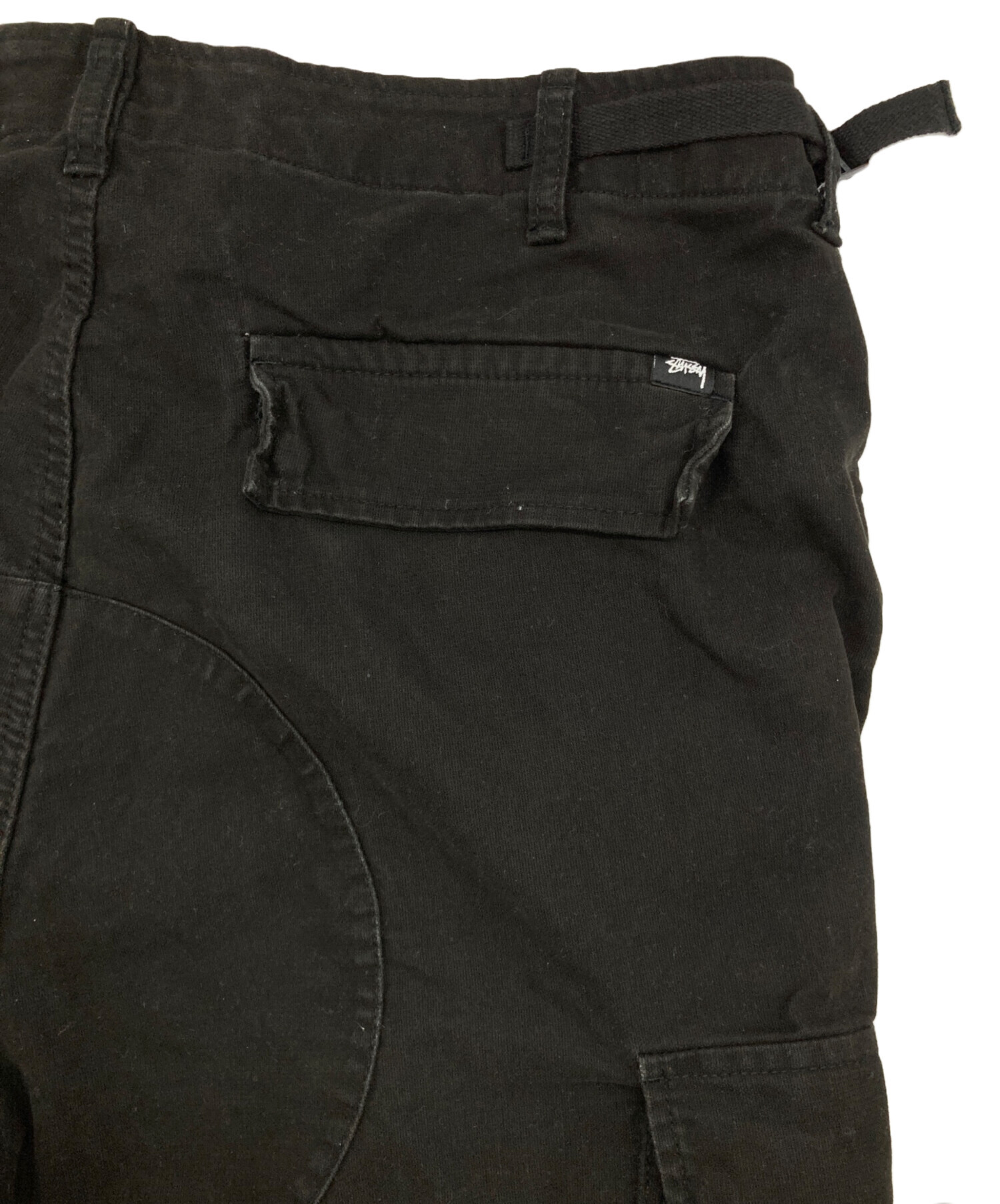 中古・古着通販】stussy (ステューシー) Surplus Cargo Pants ブラック