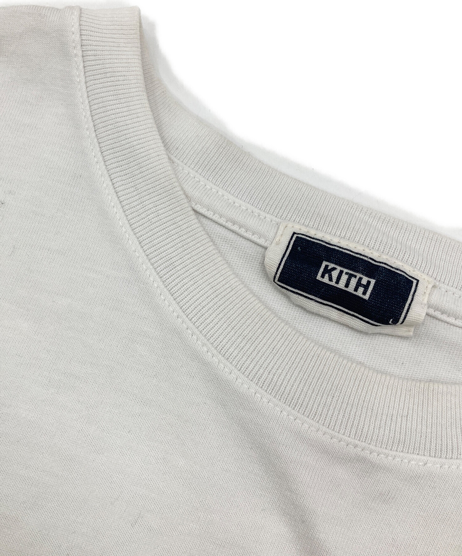 中古・古着通販】KITH (キス) ロゴプリントTシャツ ホワイト サイズ