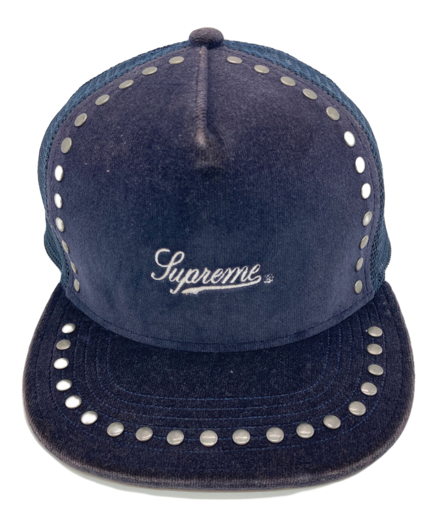 中古・古着通販】SUPREME (シュプリーム) Studded Velvet Mesh Back 5