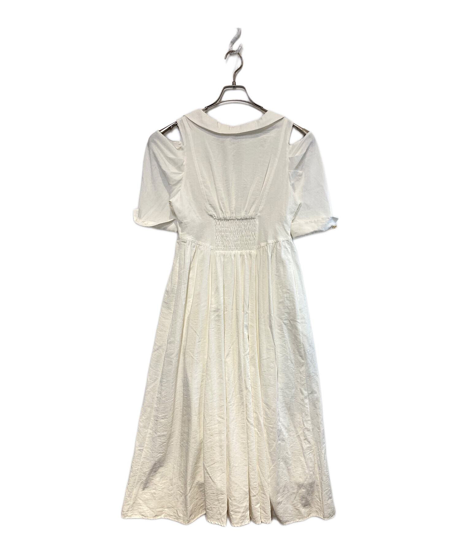 中古・古着通販】HER LIP TO (ハーリップトゥ) Open Shoulder Tuck