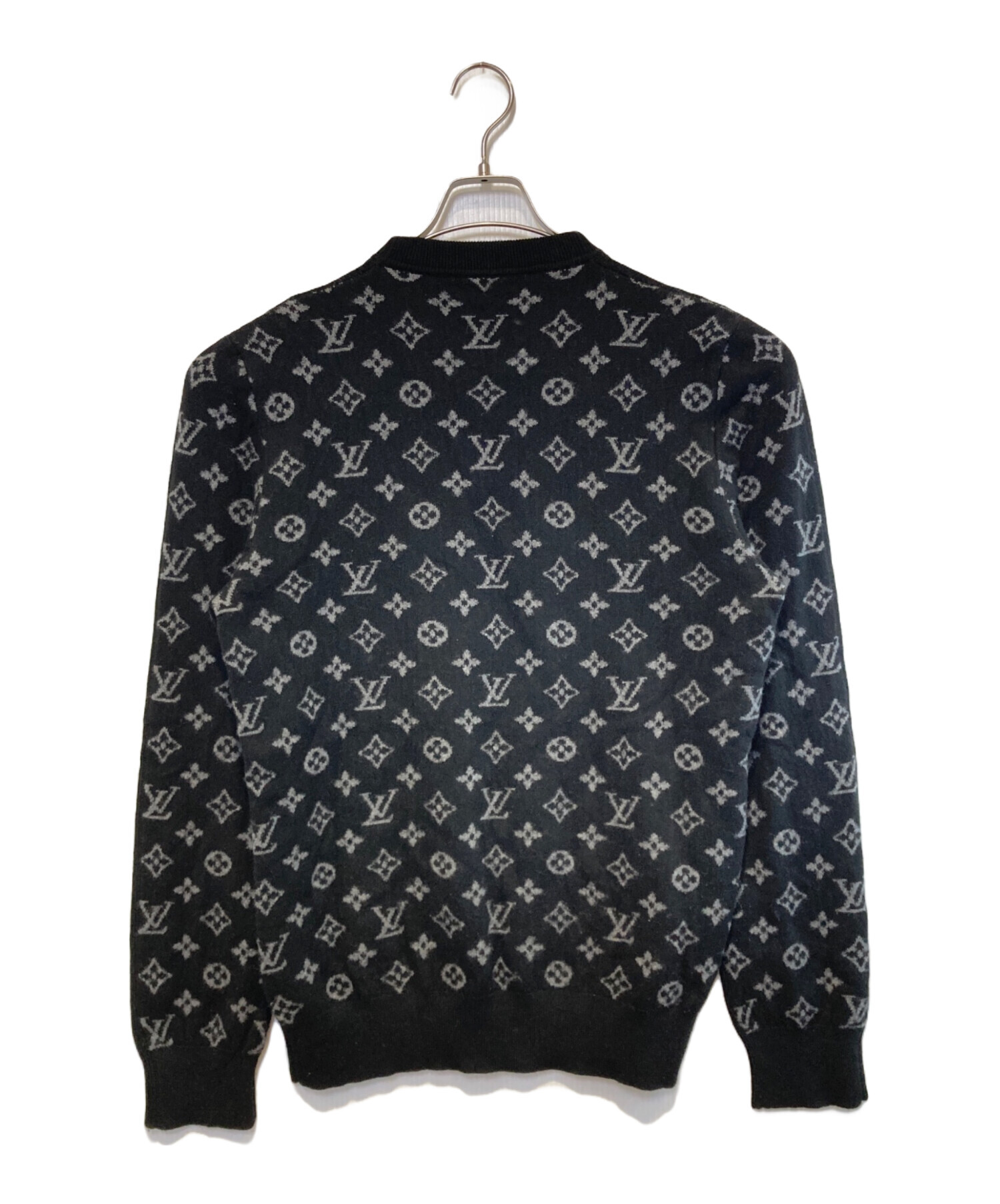 【LOUIS VUITTON 】ハーフアンドモノグラム カシミヤニットセーター 中古・古着通販】LOUIS VUITTON (ルイ ヴィトン) ハーフアンドハーフ
