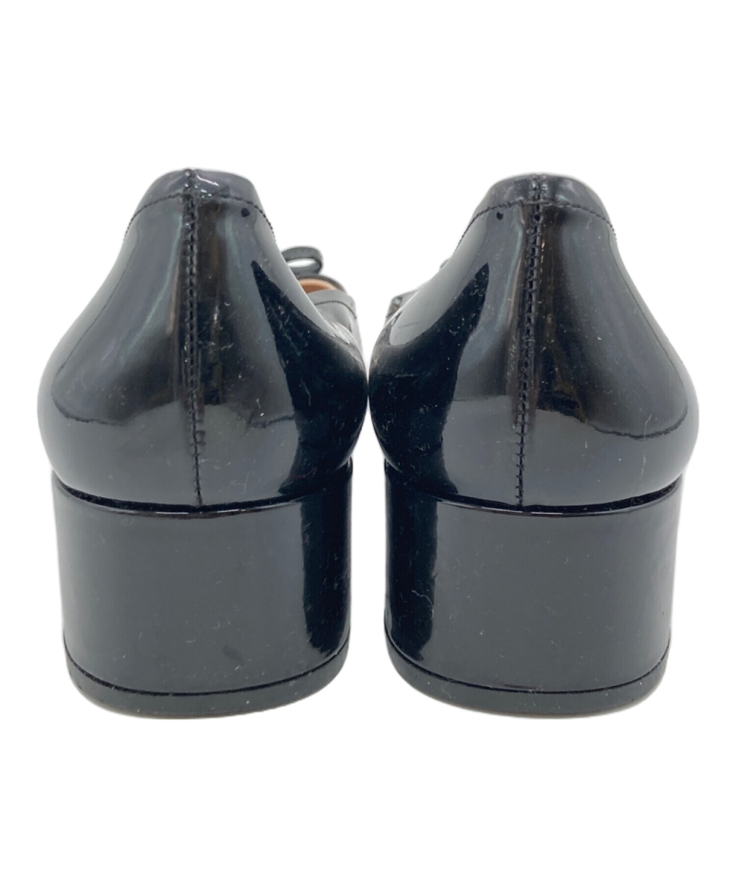 中古・古着通販】PRADA (プラダ) リボンパンプス ブラック サイズ:38