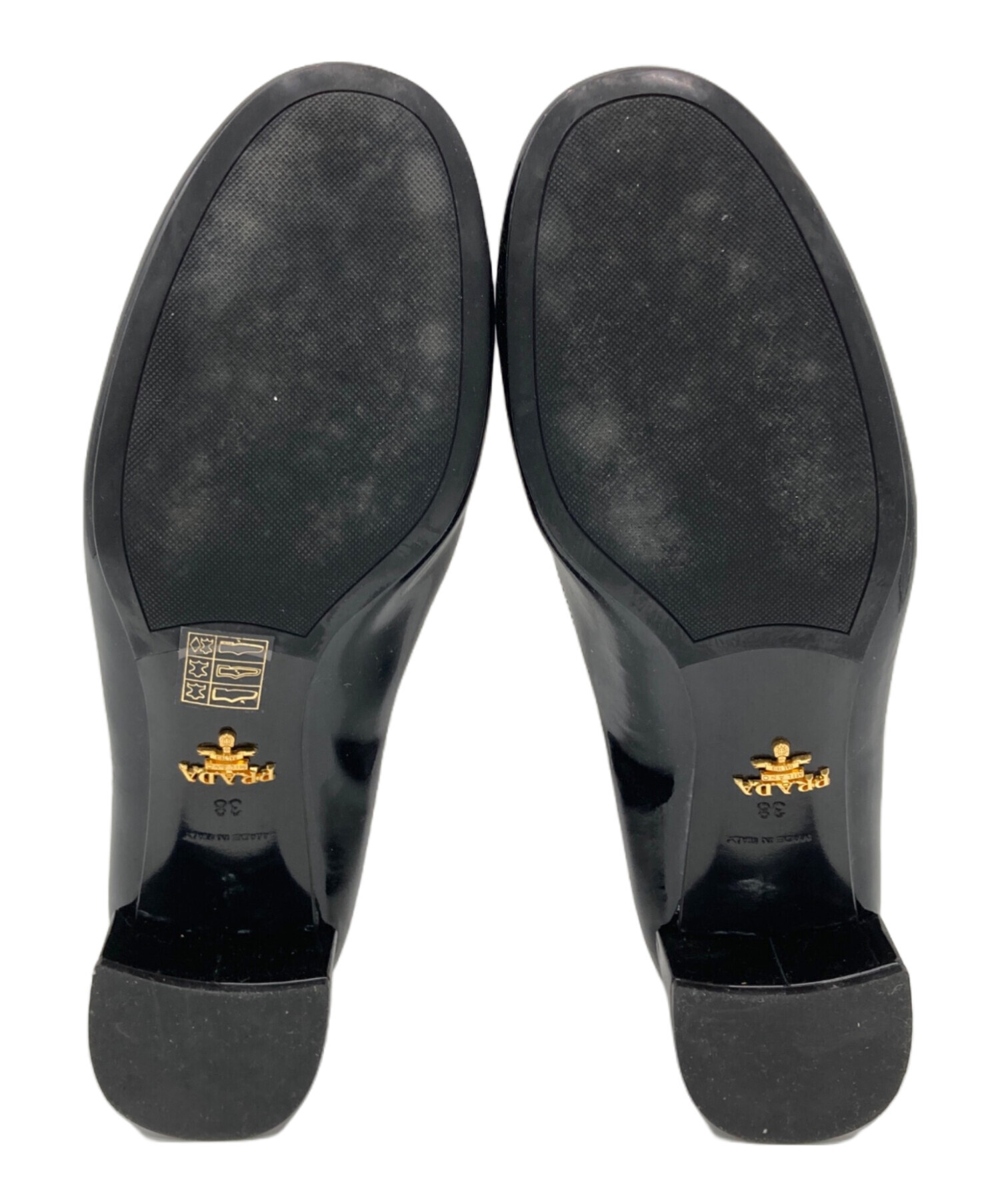 中古・古着通販】PRADA (プラダ) リボンパンプス ブラック サイズ:38