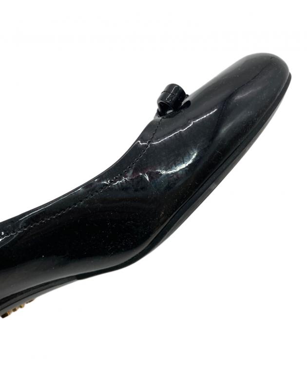 中古・古着通販】PRADA (プラダ) リボンパンプス ブラック サイズ:38