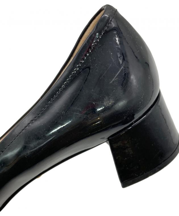 中古・古着通販】PRADA (プラダ) リボンパンプス ブラック サイズ:38
