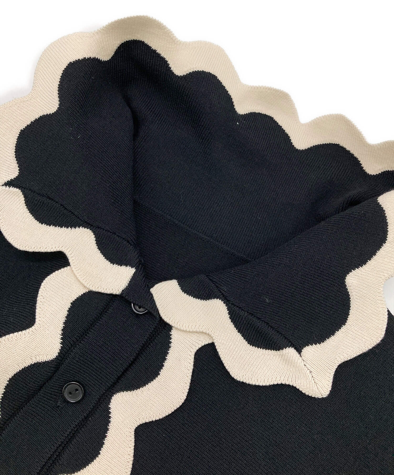 中古・古着通販】Gypsohila (ジプソフィア) Flower Polo ブラック