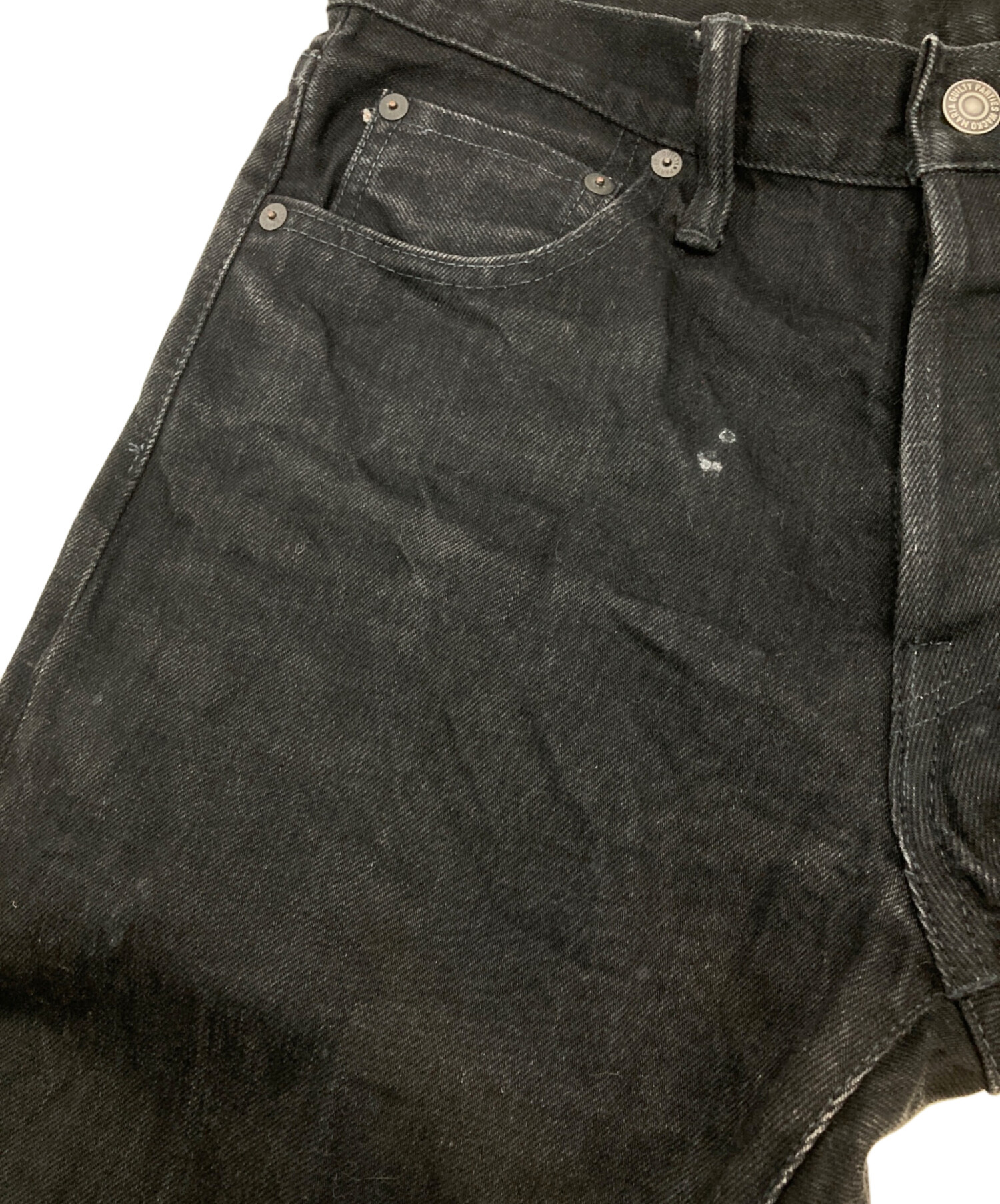 中古・古着通販】WACKO MARIA (ワコマリア) ブラックデニムパンツ
