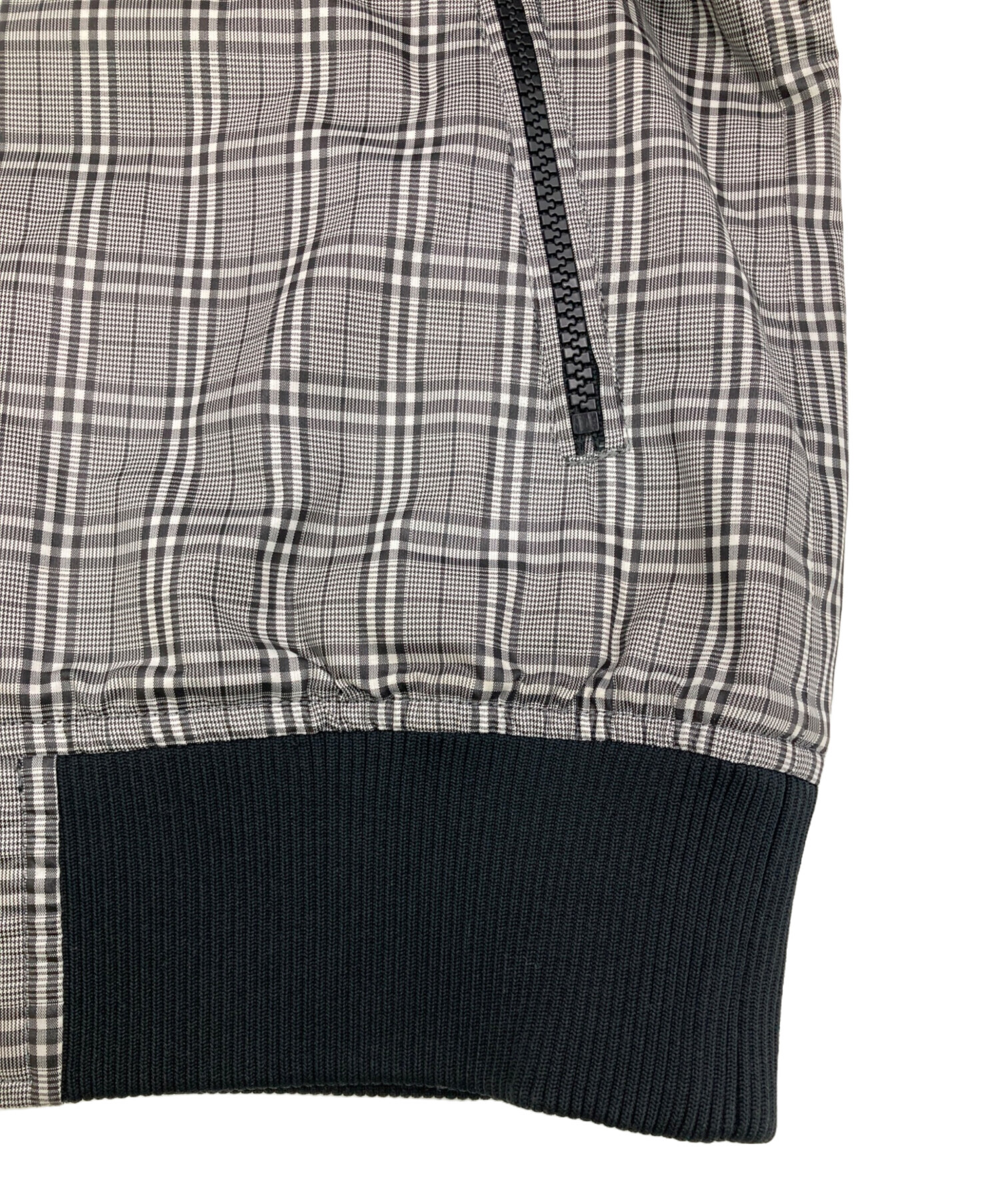 希少　BURBERRY BLACK LABELリバーシブルナイロンジャケットL 中古・古着通販】BURBERRY BLACK LABEL (バーバリーブラックレーベル