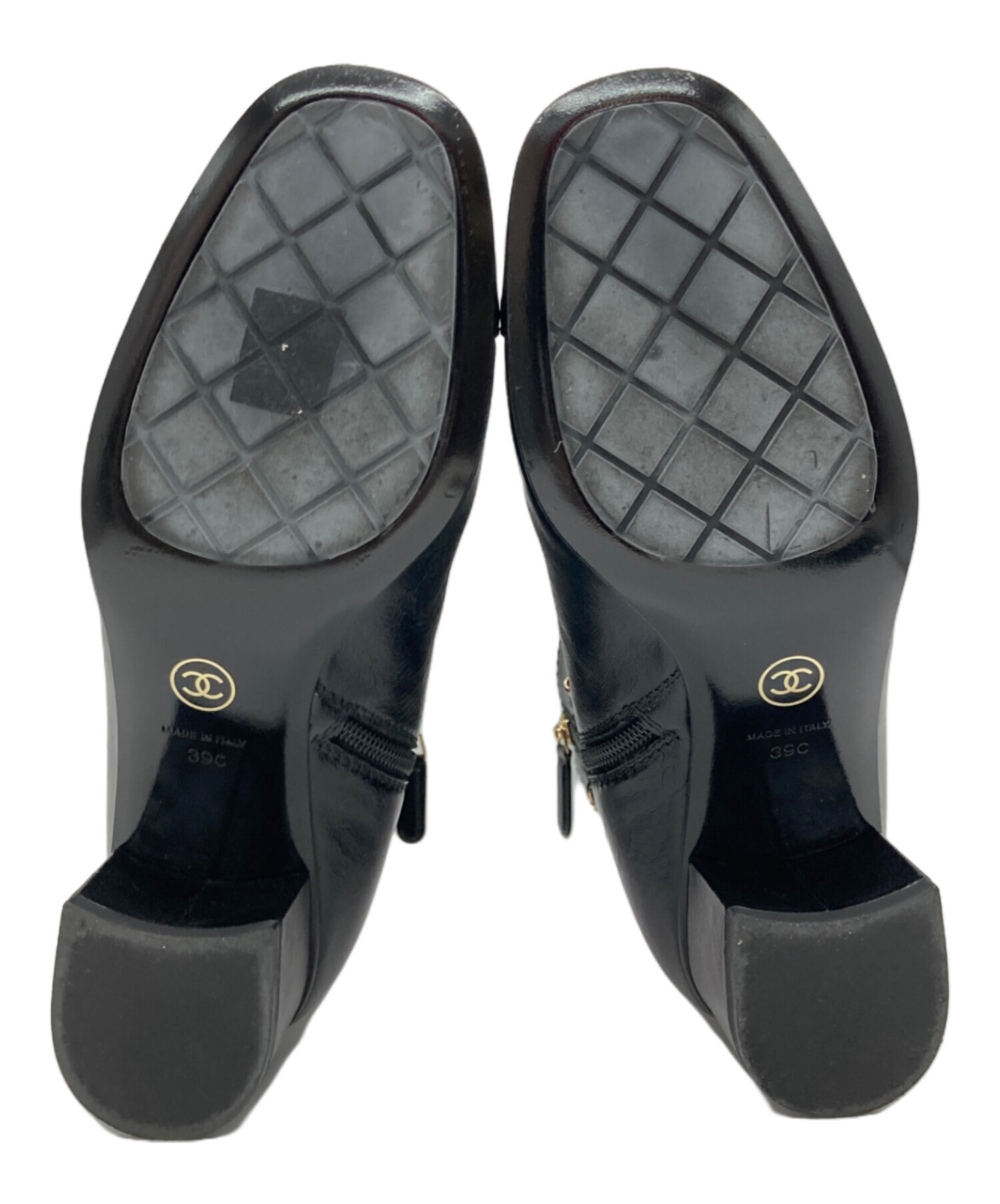 中古・古着通販】CHANEL (シャネル) ココマーク レザー アンクル