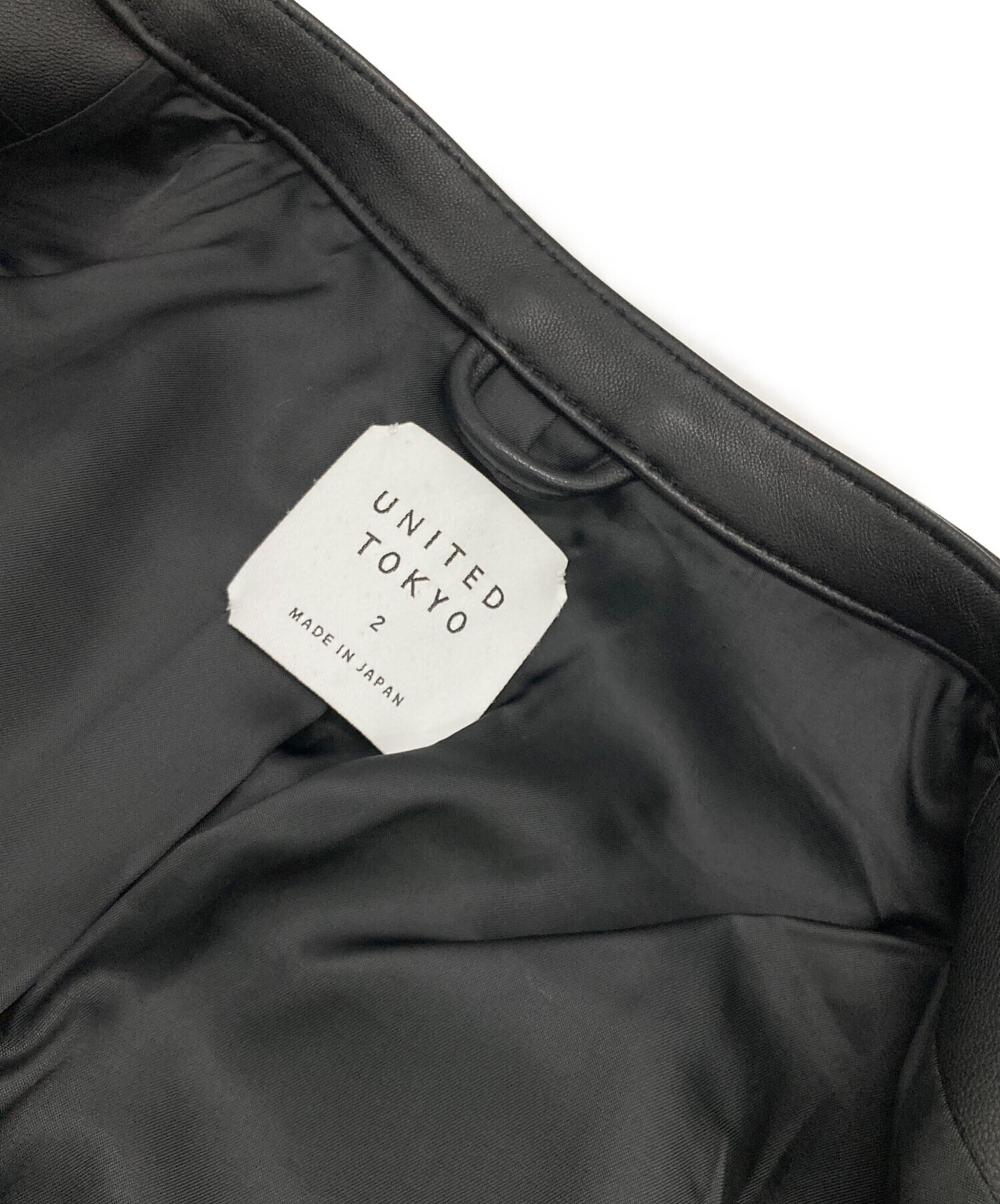 中古・古着通販】UNITED TOKYO (ユナイテッドトーキョー) ラムレザー