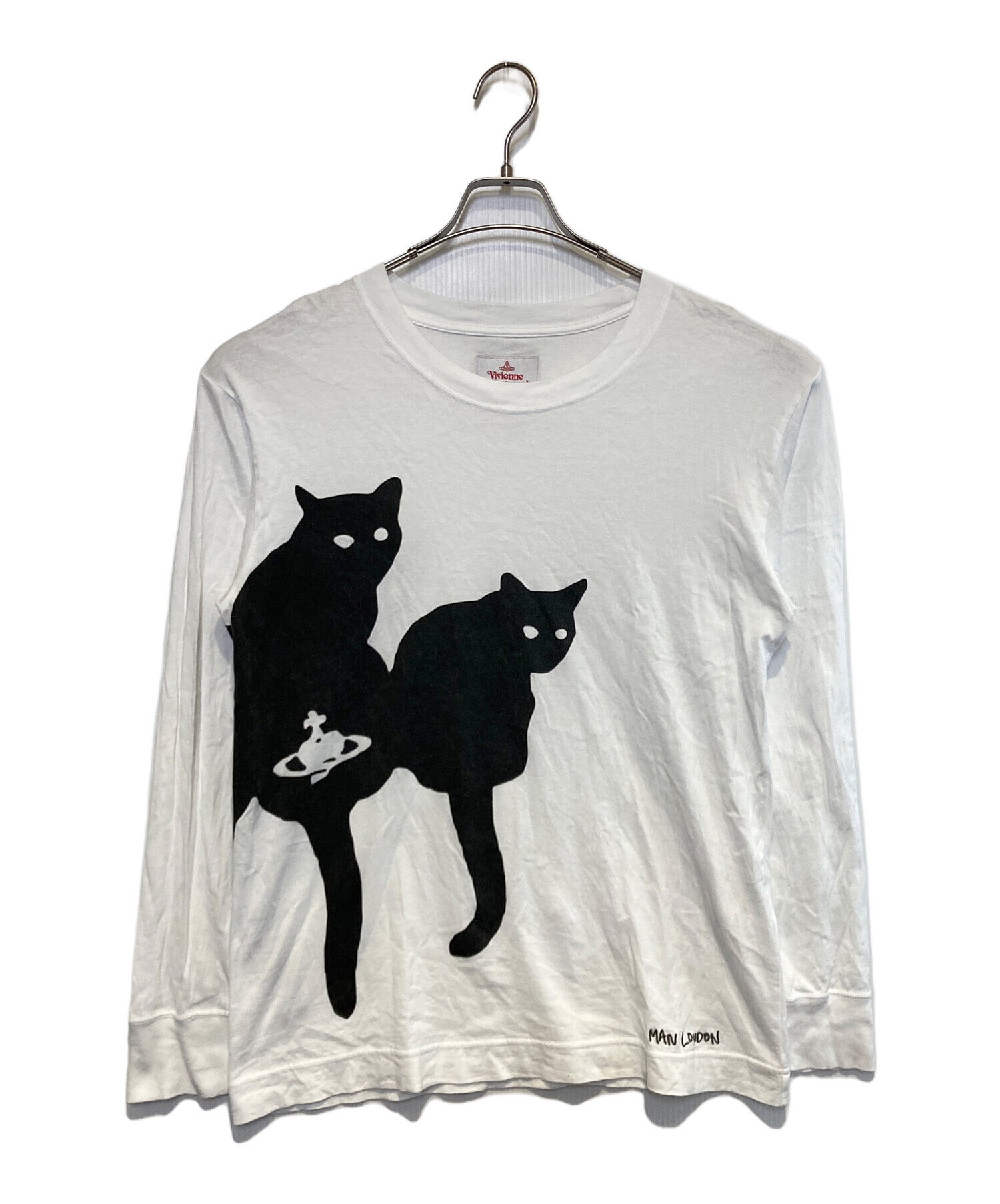 Vivienne Westwood cat 猫 ロンT カットソー 黒 Vivienne Westwood cat