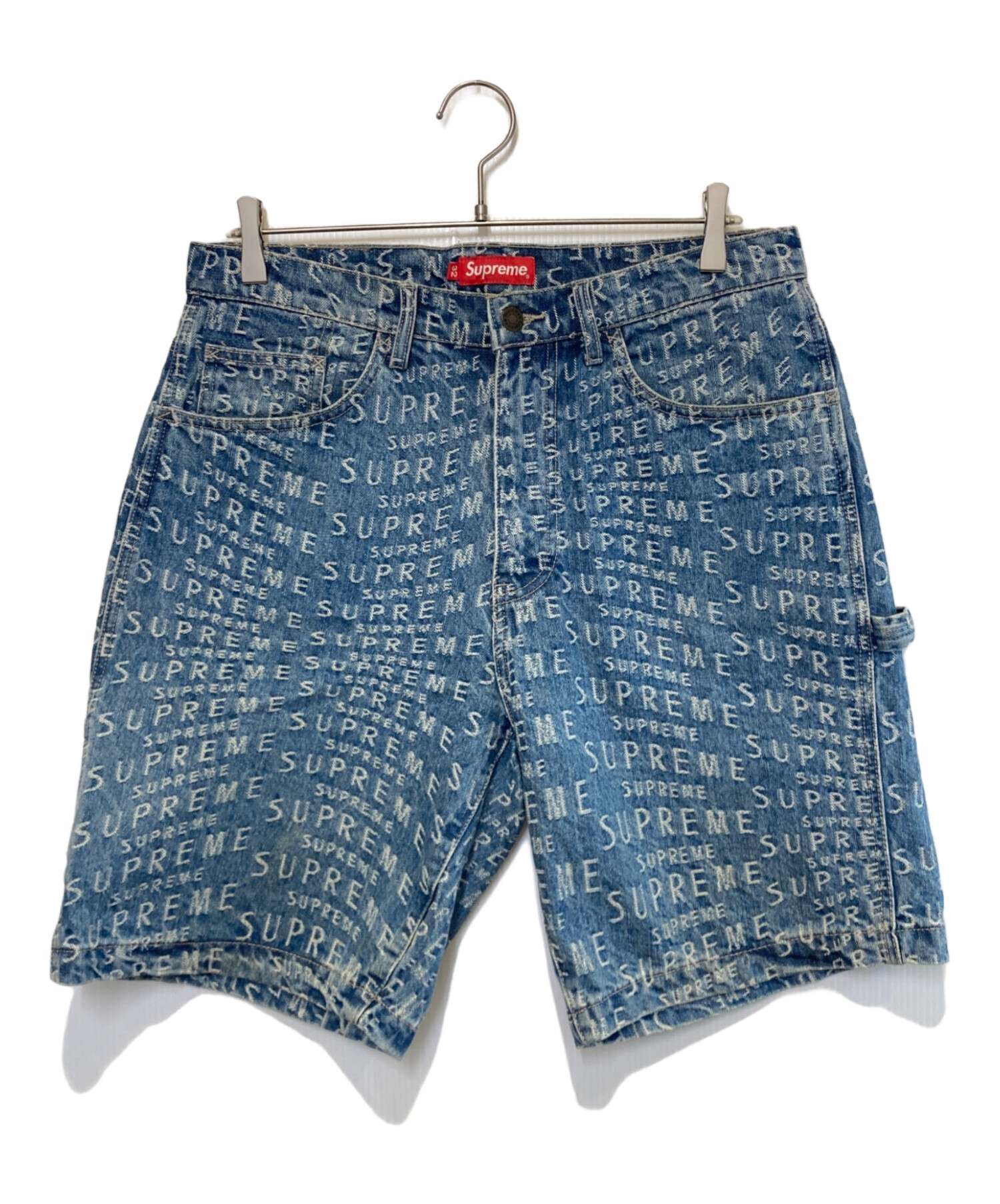中古・古着通販】SUPREME (シュプリーム) WARP JACQUARD LOGOS DENIM