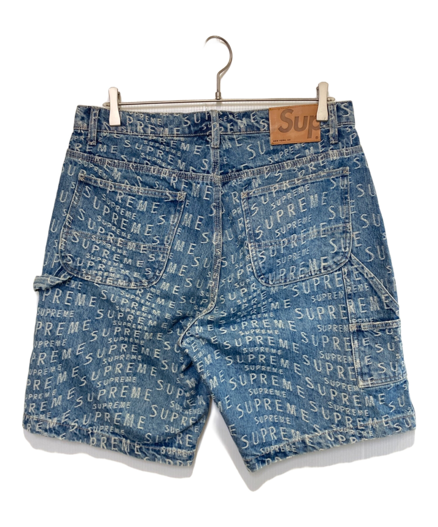 中古・古着通販】SUPREME (シュプリーム) WARP JACQUARD LOGOS DENIM