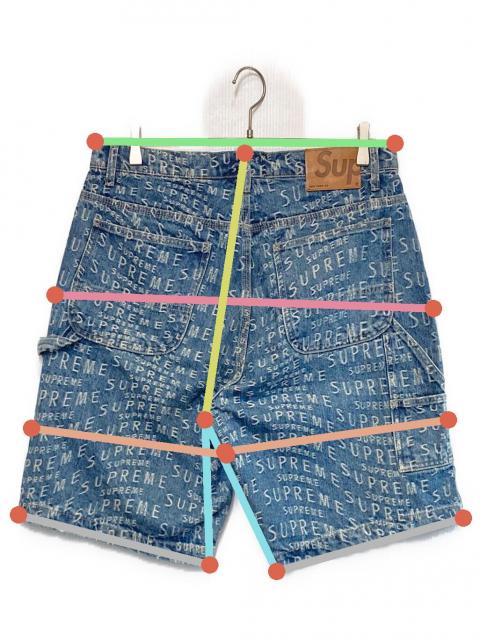 old supreme オールドシュプリーム workpant 32 中古・古着通販】SUPREME (シュプリーム) WARP JACQUARD LOGOS DENIM