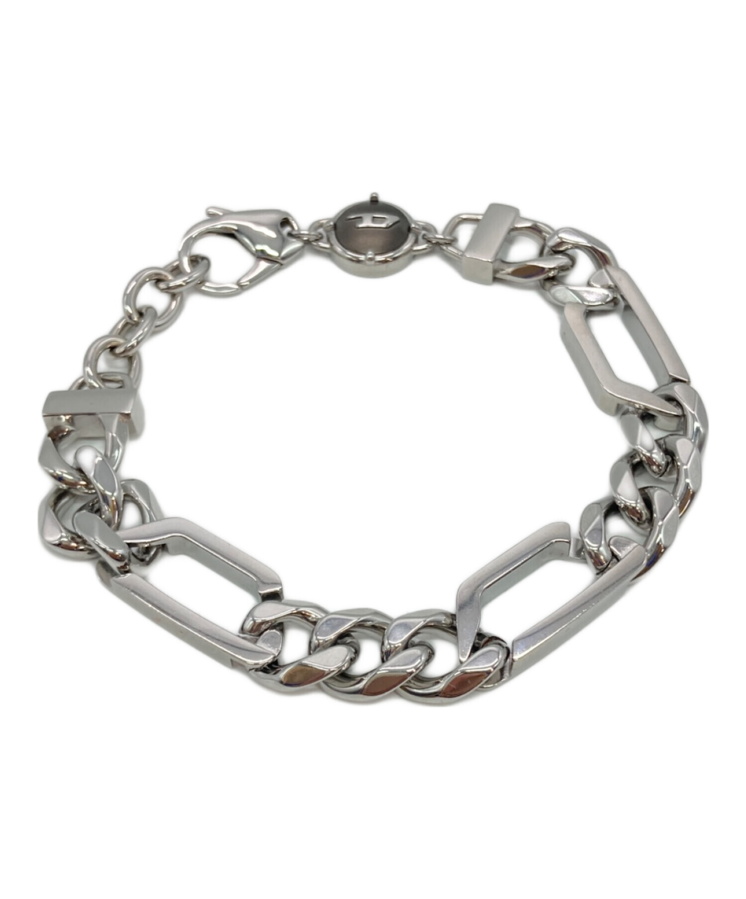 中古・古着通販】DIESEL (ディーゼル) チェーンブレスレット シルバー