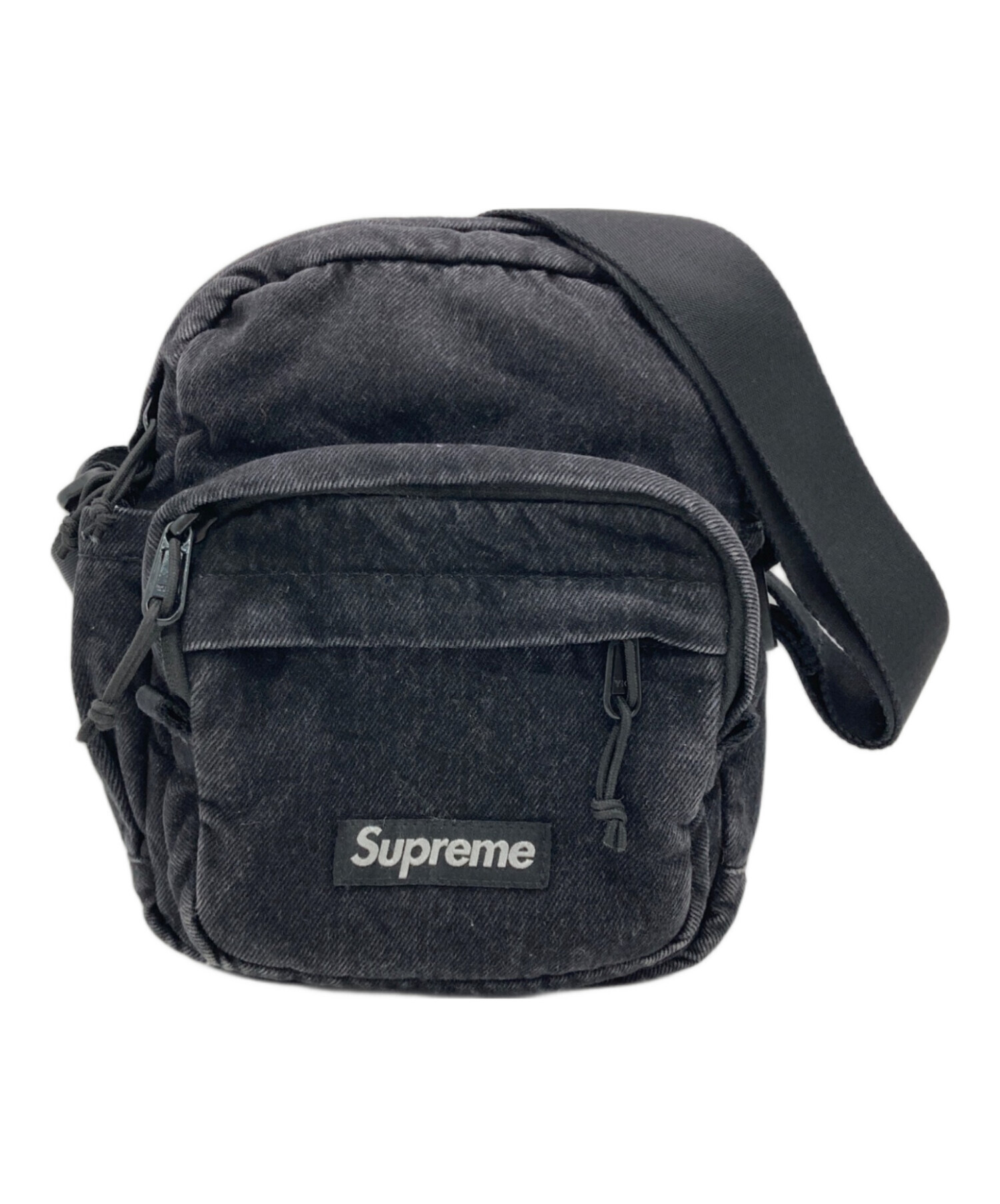 完売品　シュプリーム　バッグ 中古・古着通販】SUPREME (シュプリーム) Denim Shoulder Bag ブラック