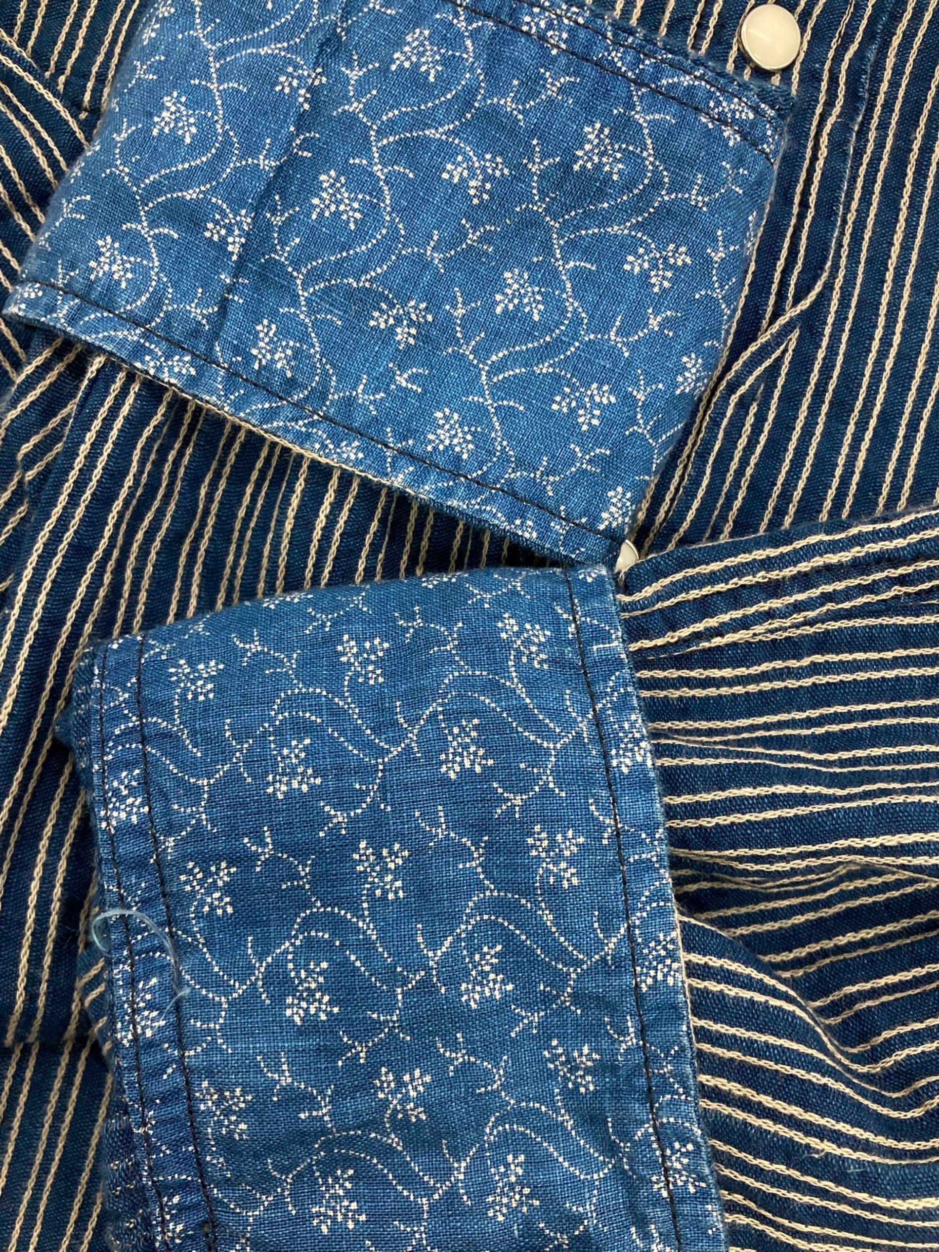 中古・古着通販】KAPITAL (キャピタル) インディゴストライプ