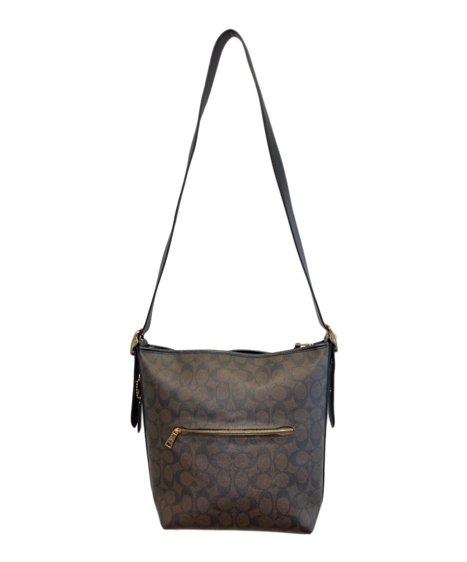 中古・古着通販】COACH (コーチ) シグネチャーショルダーバッグ