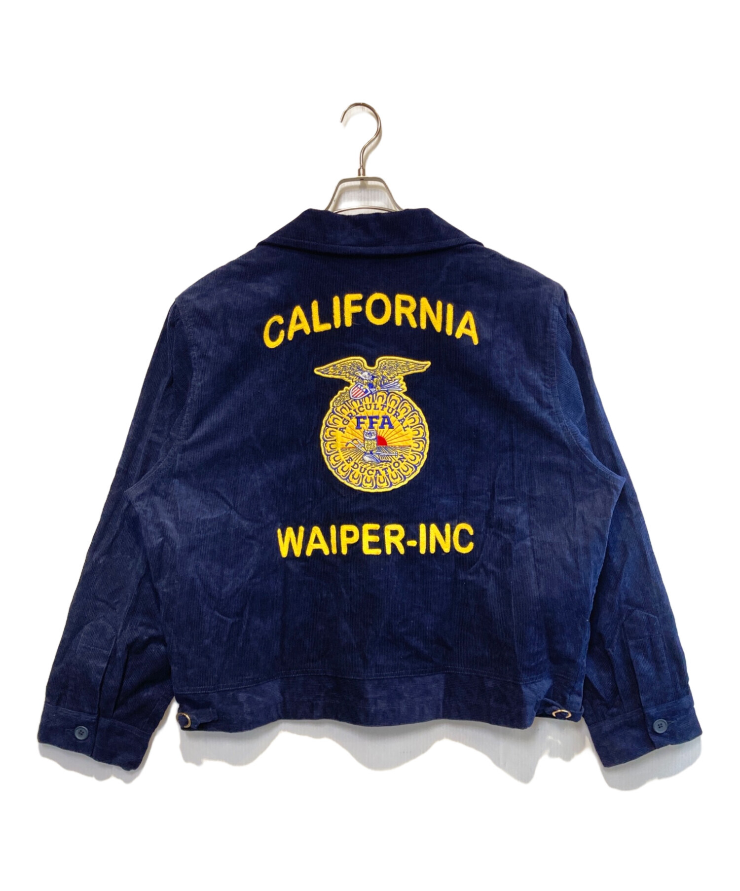 WAIPER INC. FFAジャケット サイズ44 ネイビー 中古・古着通販】waiper (ワイパー) FFAコーデュロイジャケット