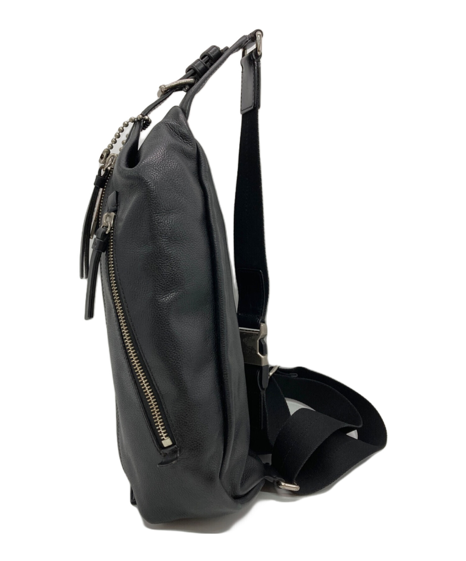 中古・古着通販】COACH (コーチ) トンプソンスリングバッグ ブラック