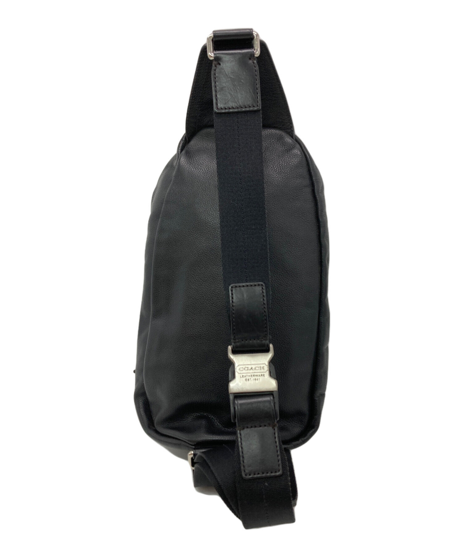 中古・古着通販】COACH (コーチ) トンプソンスリングバッグ ブラック
