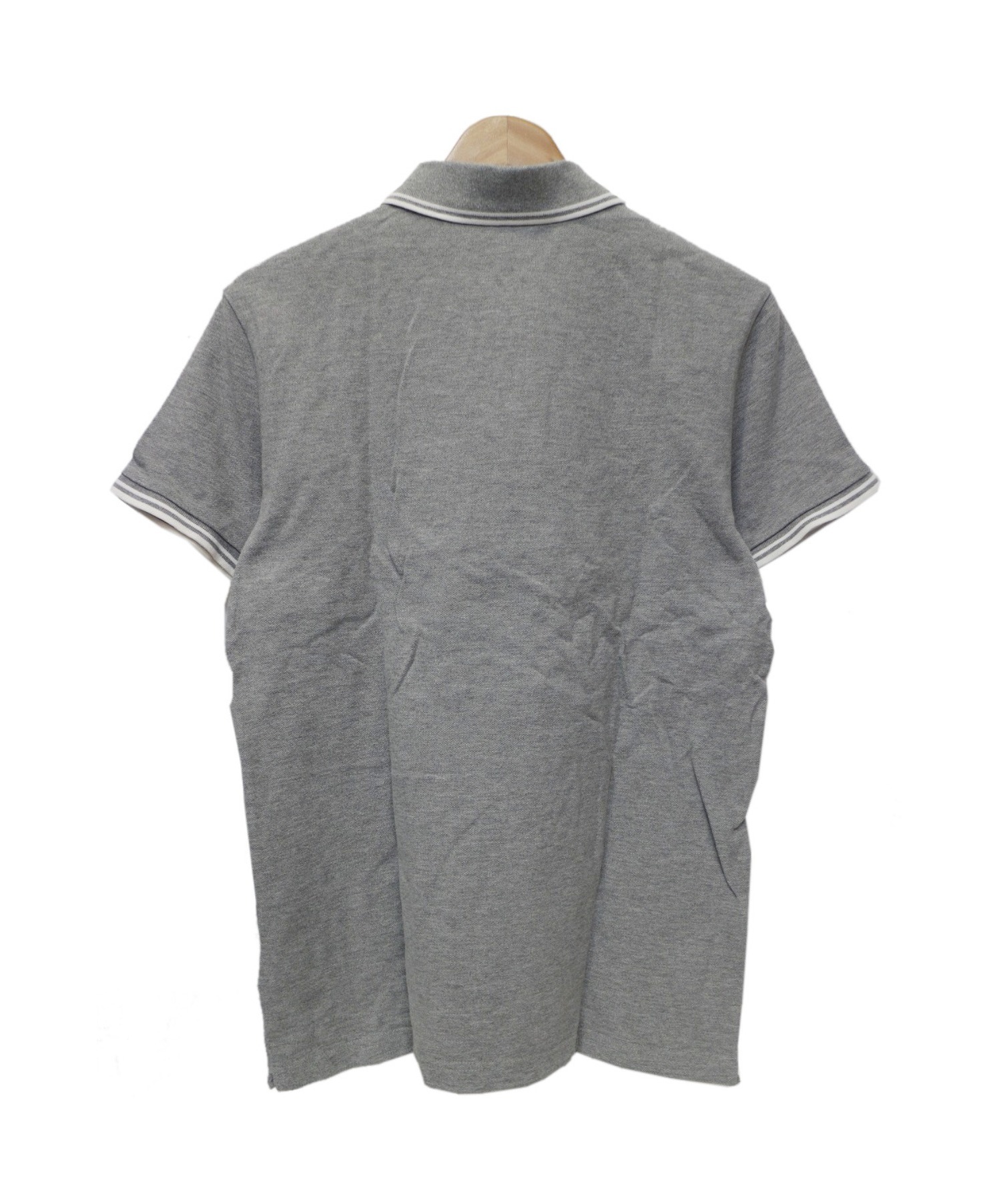 MONCLER グレー ポロシャツ Mサイズ グレー ポロシャツ : Tシャツ＆ポロシャツ 向けの メンズ | モンクレール